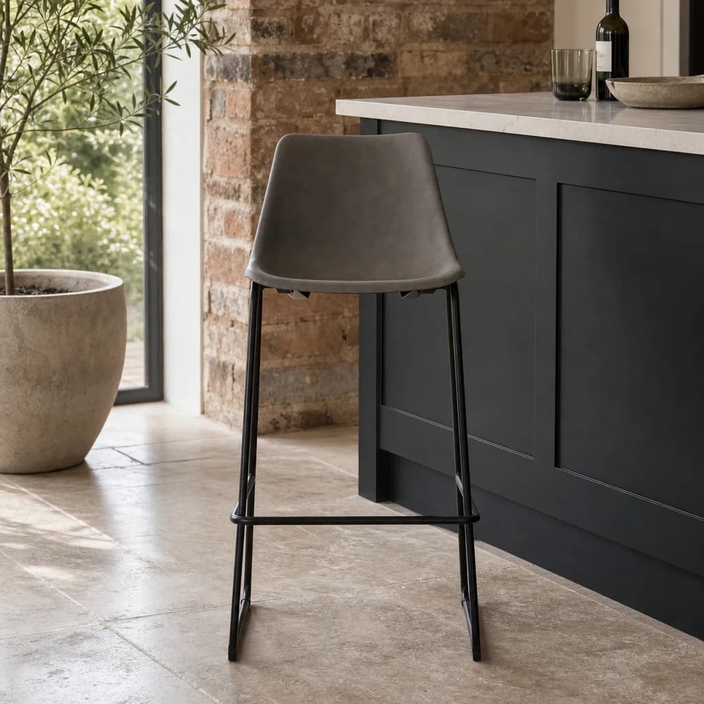 Dalston Ash Bar Chair With Angled Legs - Seating, photo 1 of 8