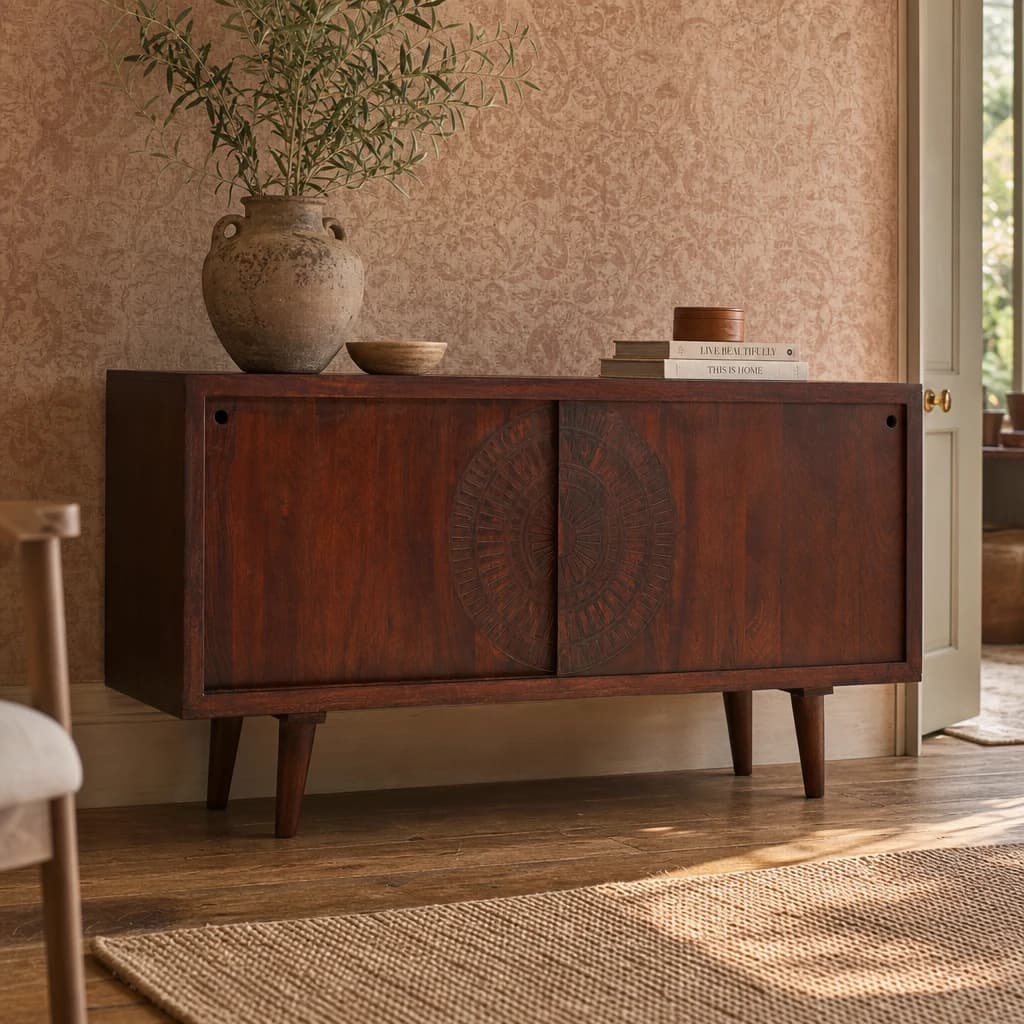 Vence Mango Wood Sideboard - Bookcases & shelving, photo 1 of 8