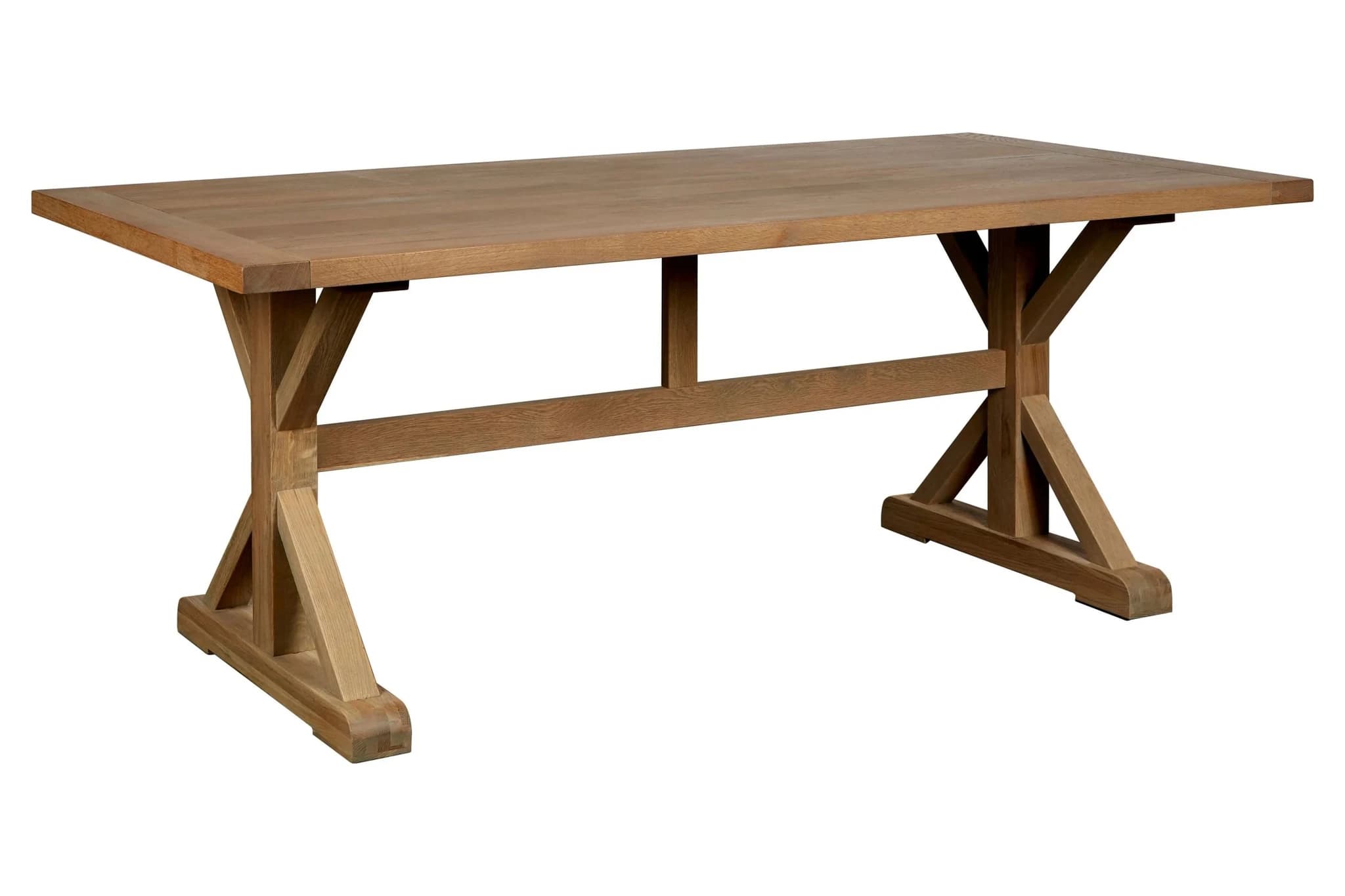Lyon Grey Finish Oak Wood Dining Table - Tables, photo 5 of 8