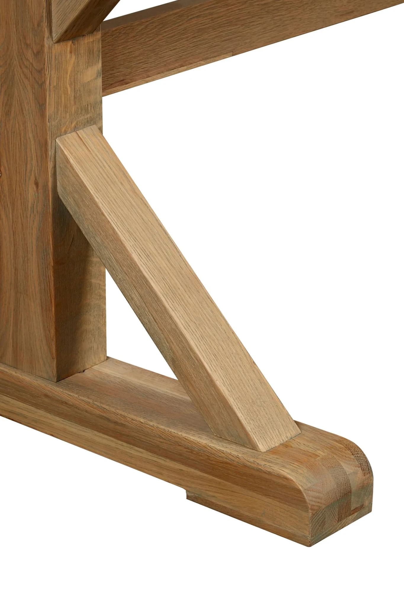 Lyon Grey Finish Oak Wood Dining Table - Tables, photo 6 of 8