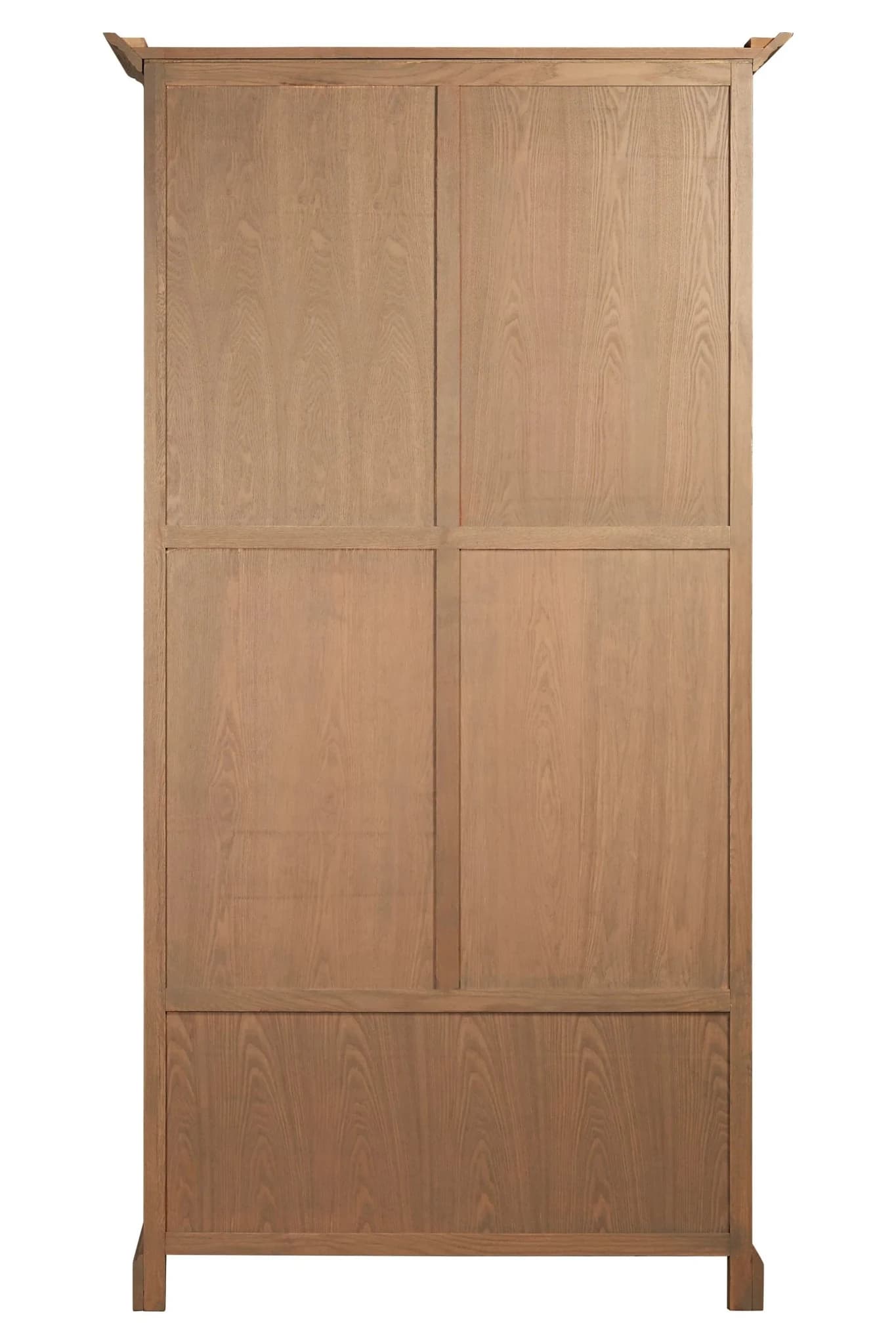 Lyon Washed Grey Finish Oak Wood Tall Cabinet - Bookcases & shelving, photo 2 of 8