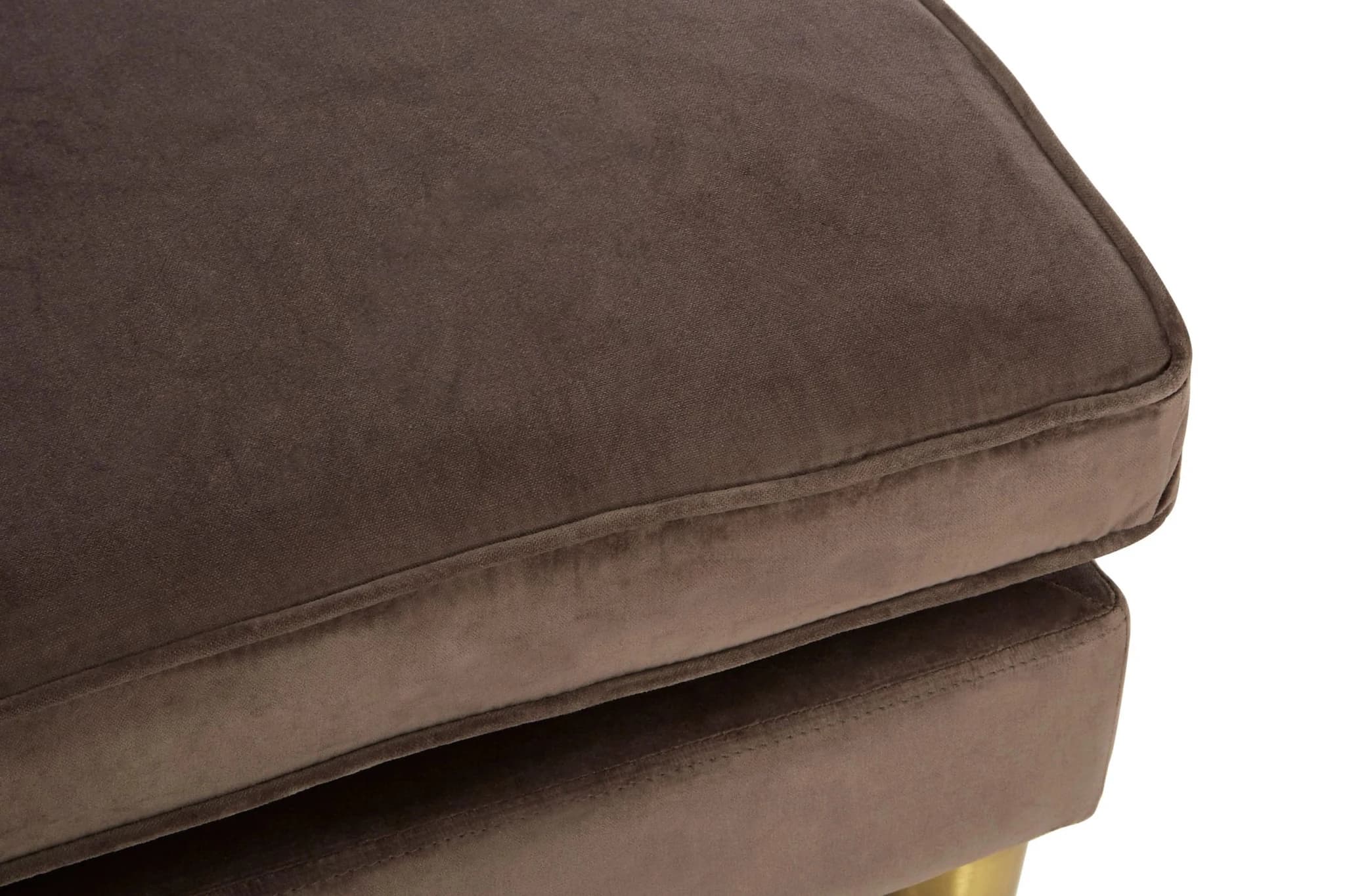 Louxor Grey Velvet Left Hand Chaise Longue - Seating, photo 5 of 7