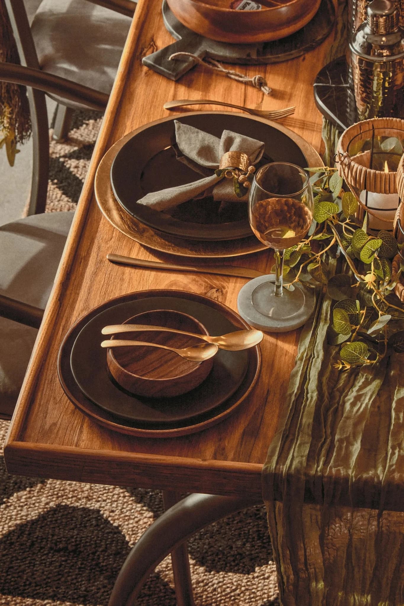 New Foundry Dining Table With Elm Wood Top - Tables, photo 5 of 8