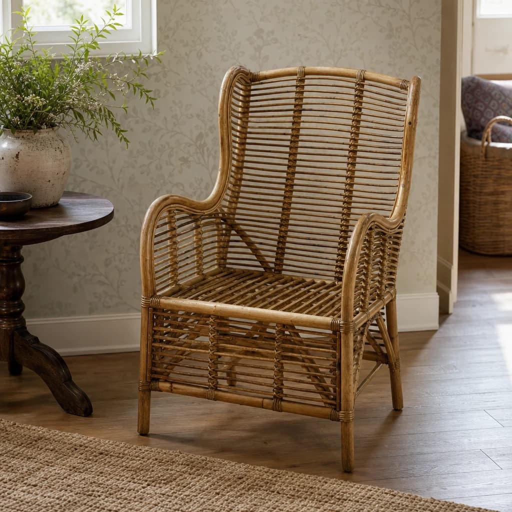 Manado Grey Natural Kubu Rattan Chair