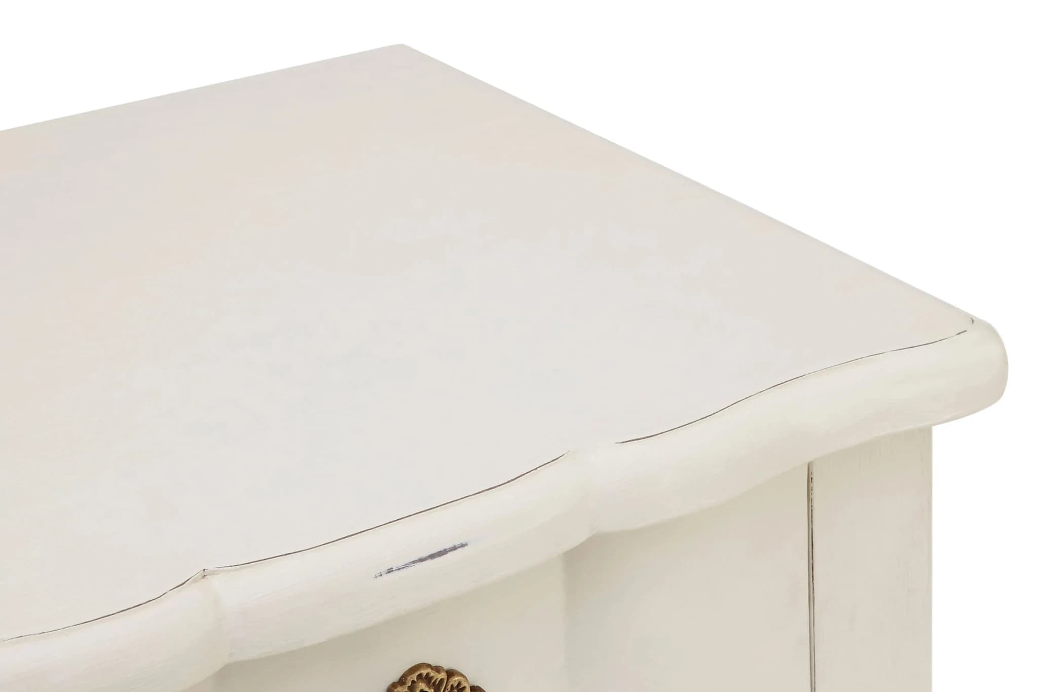 Loire White Small Chest of 5 Drawers - Furniture, photo 6 of 8