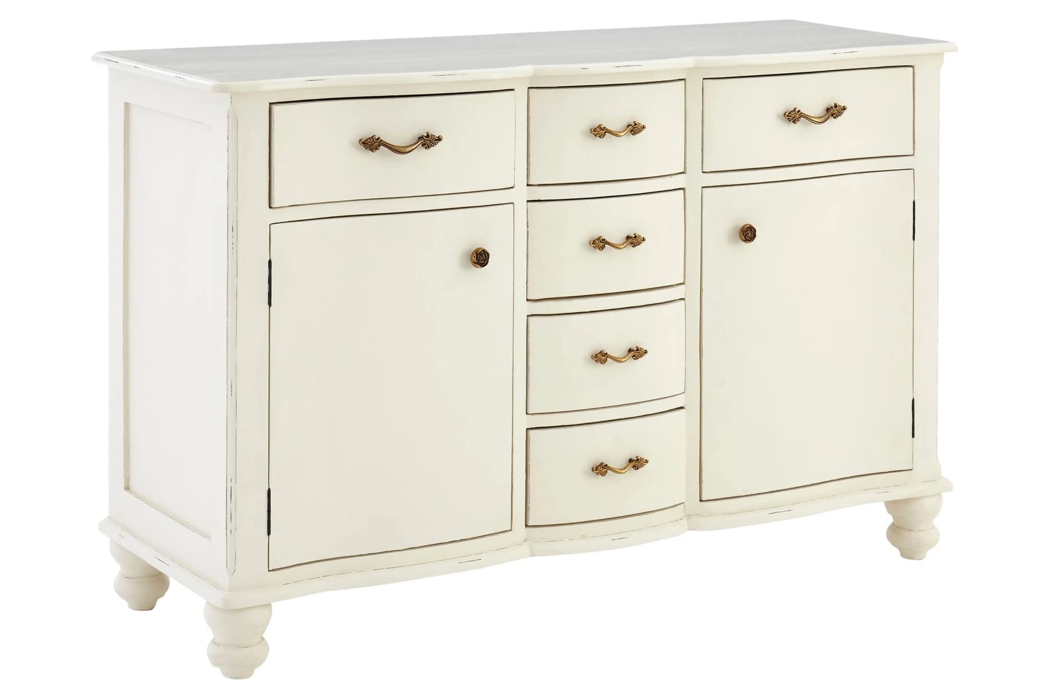 Loire 6 Drawer White Sideboard - Bookcases & shelving, photo 4 of 8