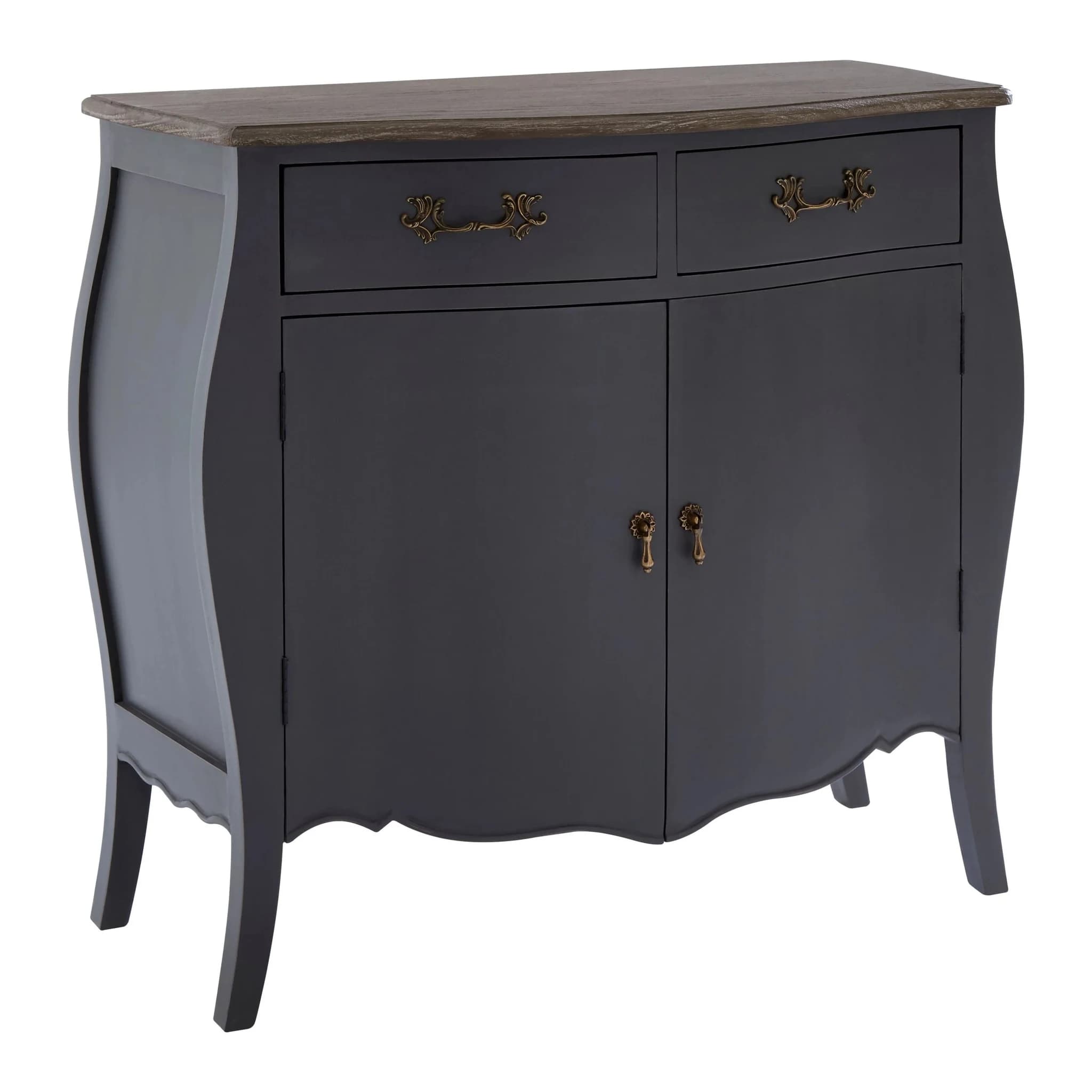 Loire Two Door Dark Grey Sideboard - Bookcases & shelving, photo 3 of 8