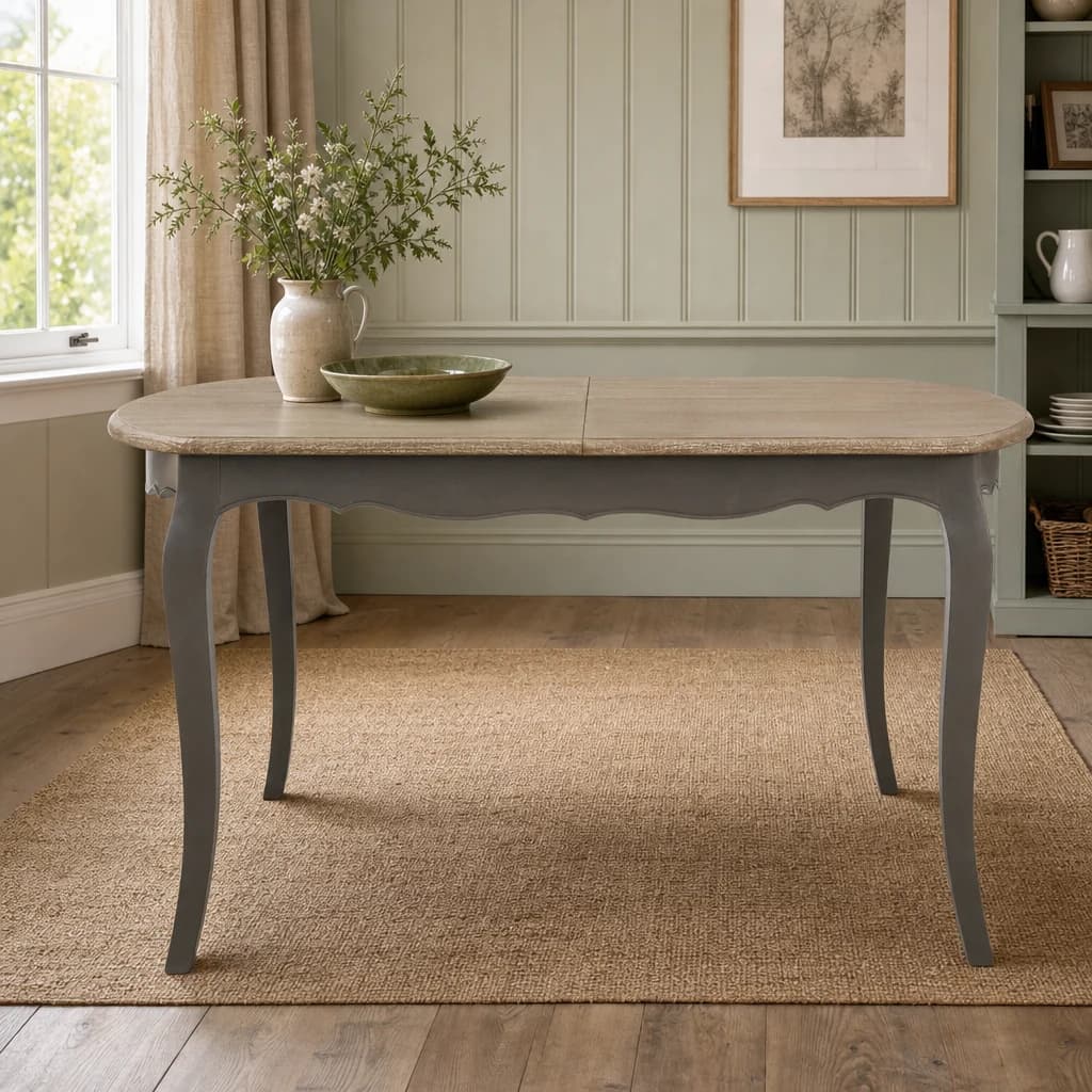 Loire Grey Wash Extending Dining Table - Tables, photo 1 of 8