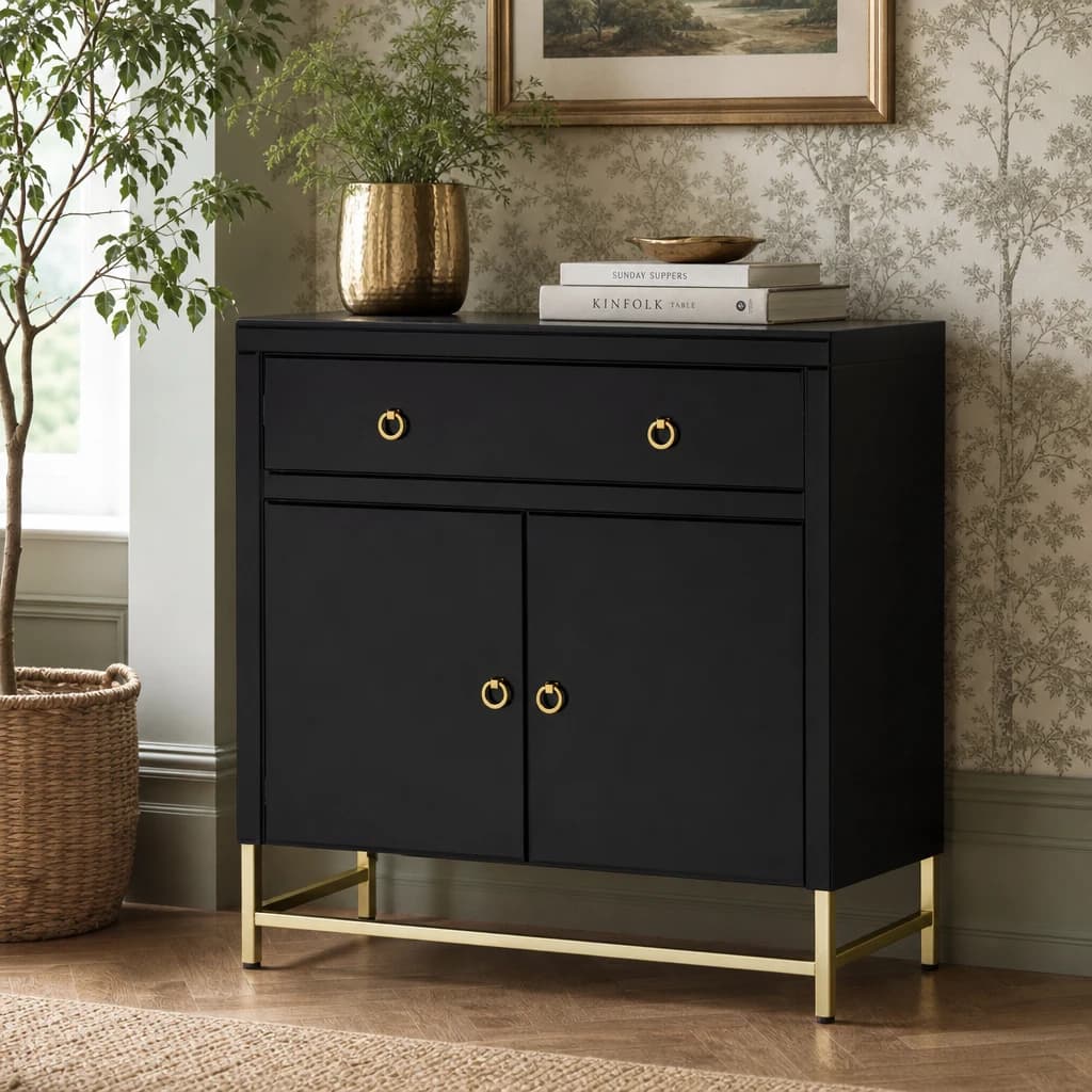 Kensington Townhouse Black Cabinet - Bookcases & shelving, photo 1 of 8