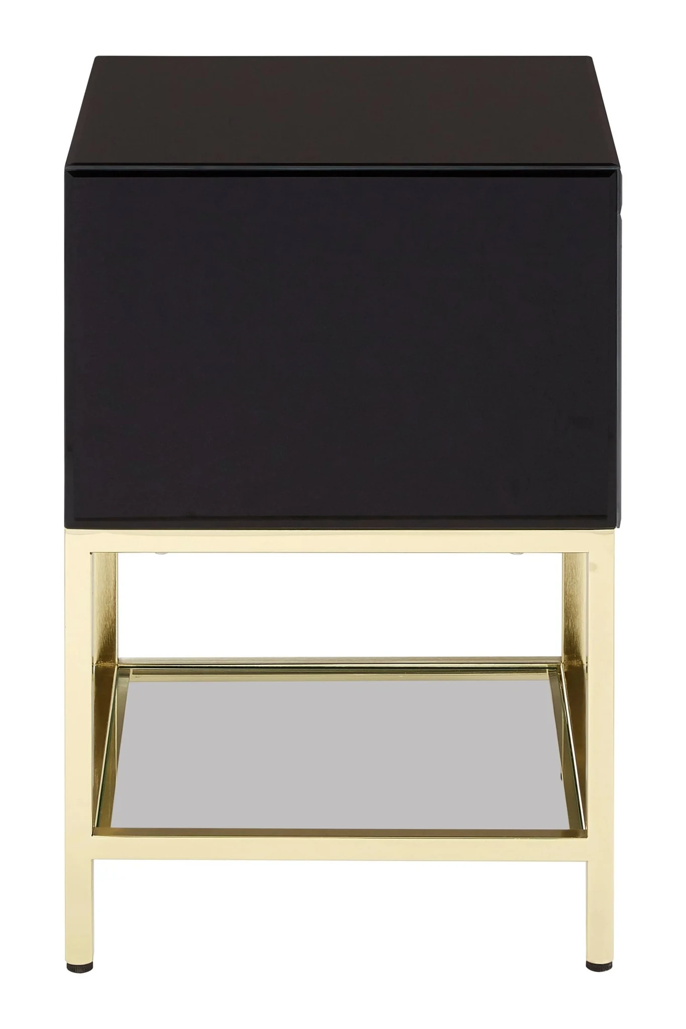 Kensington Townhouse Black 2 Drawer Side Table - Tables, photo 7 of 8
