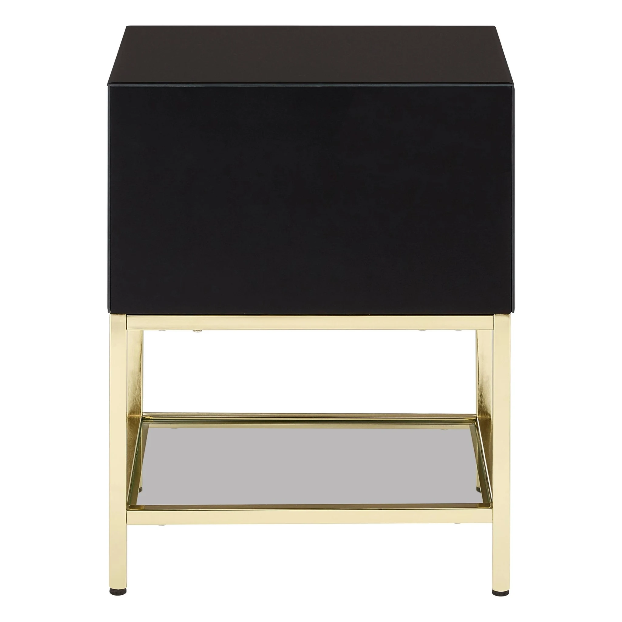 Kensington Townhouse Black 2 Drawer Side Table - Tables, photo 6 of 8