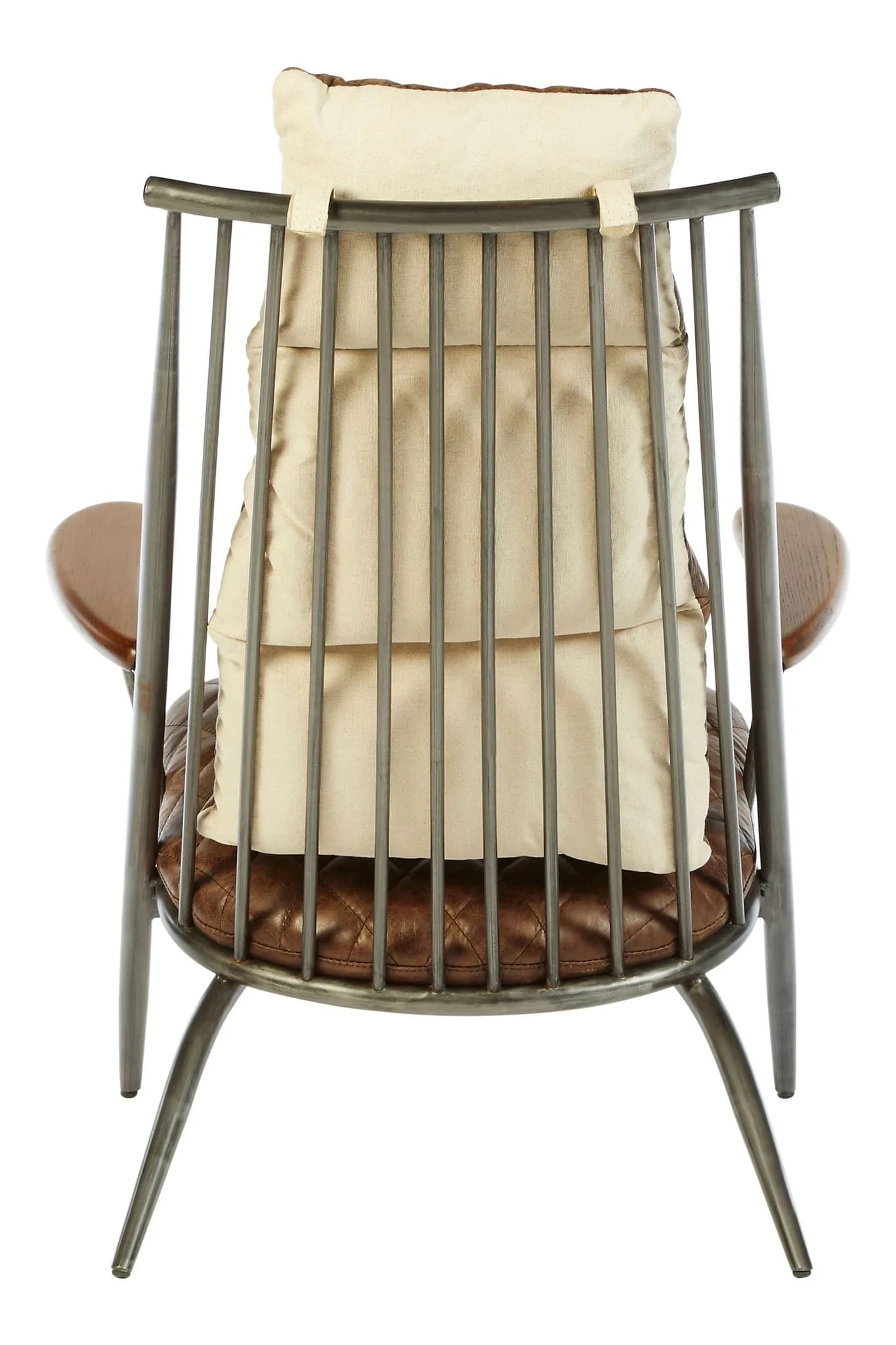 Hoxton Brown Leather High Back Chair - Seating, photo 4 of 8