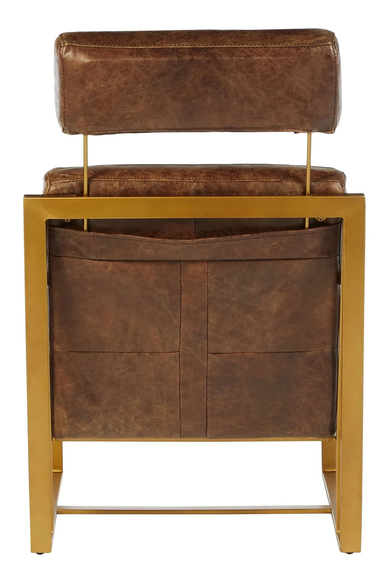 Hoxton Brown Leather Lounge Chair with Headrest - Seating, photo 5 of 8