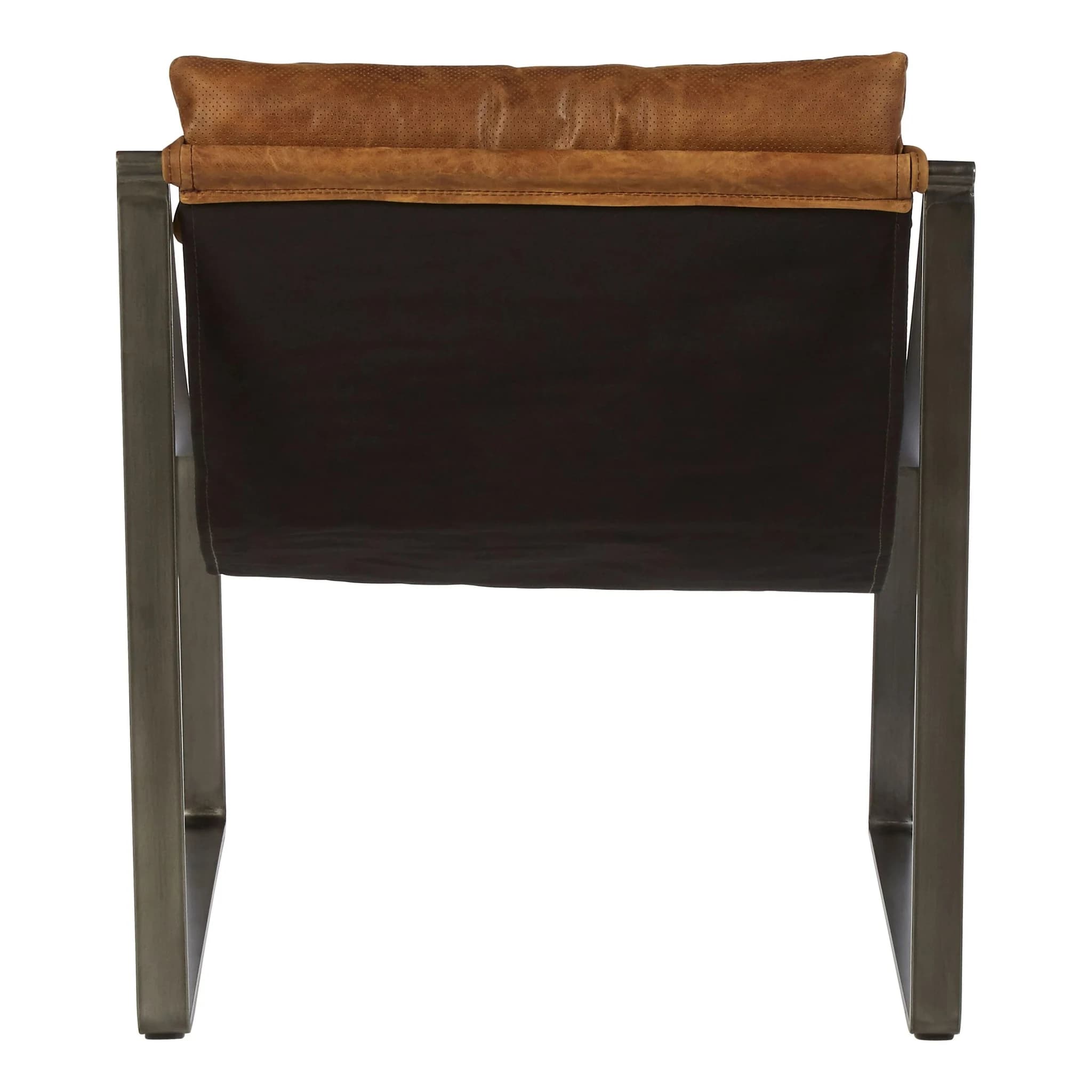 Hoxton Light Brown Leather Sling Chair - Seating, photo 2 of 6