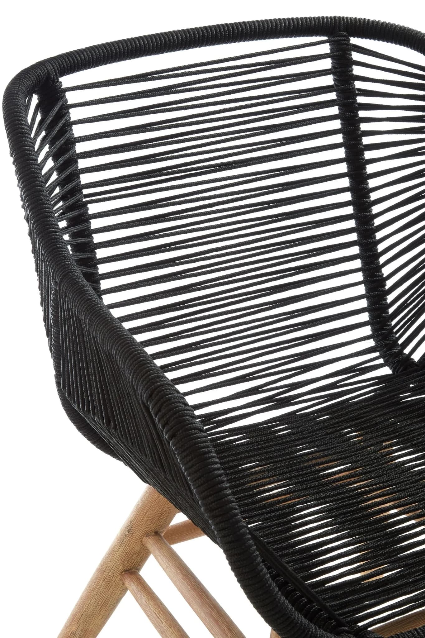Sisal Black Rope Armchair - Seating, photo 8 of 8