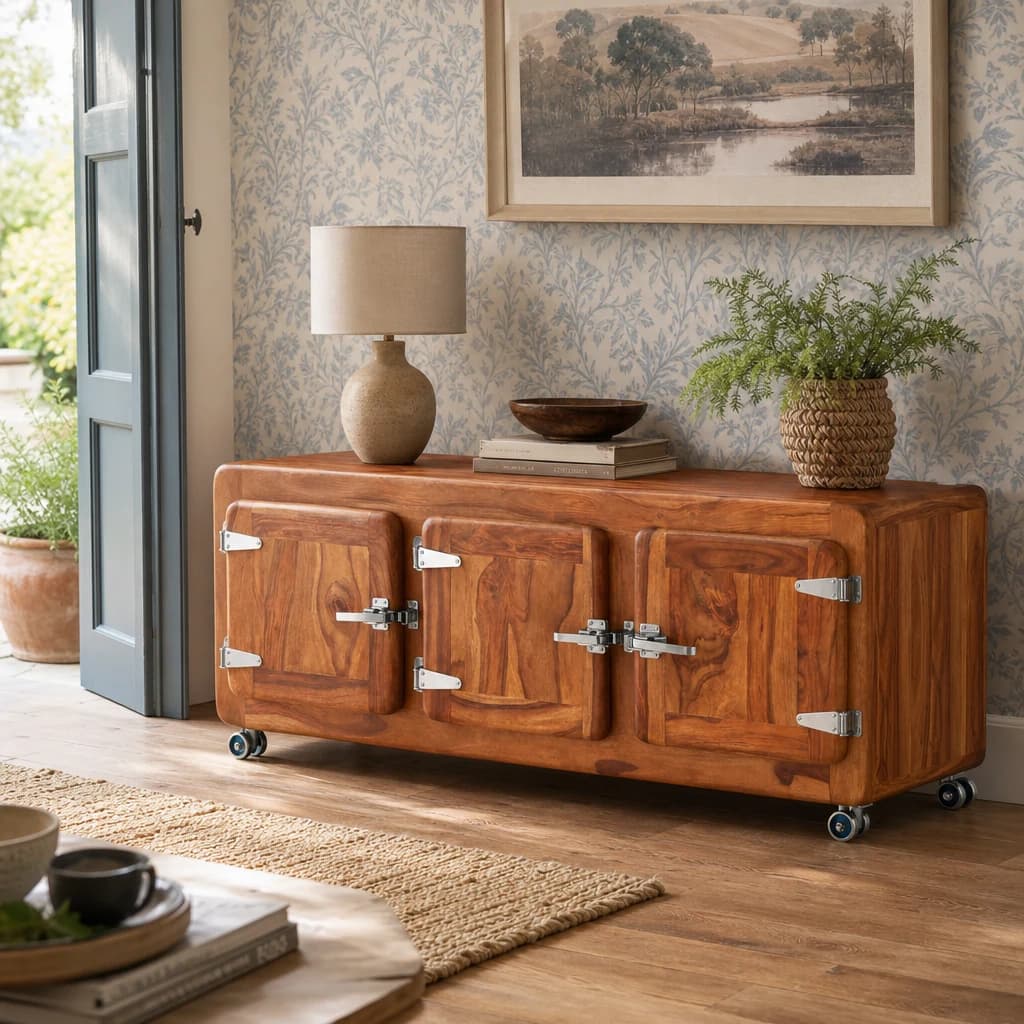 Marwar Tropical Rosewood Low Sideboard - Bookcases & shelving, photo 1 of 7