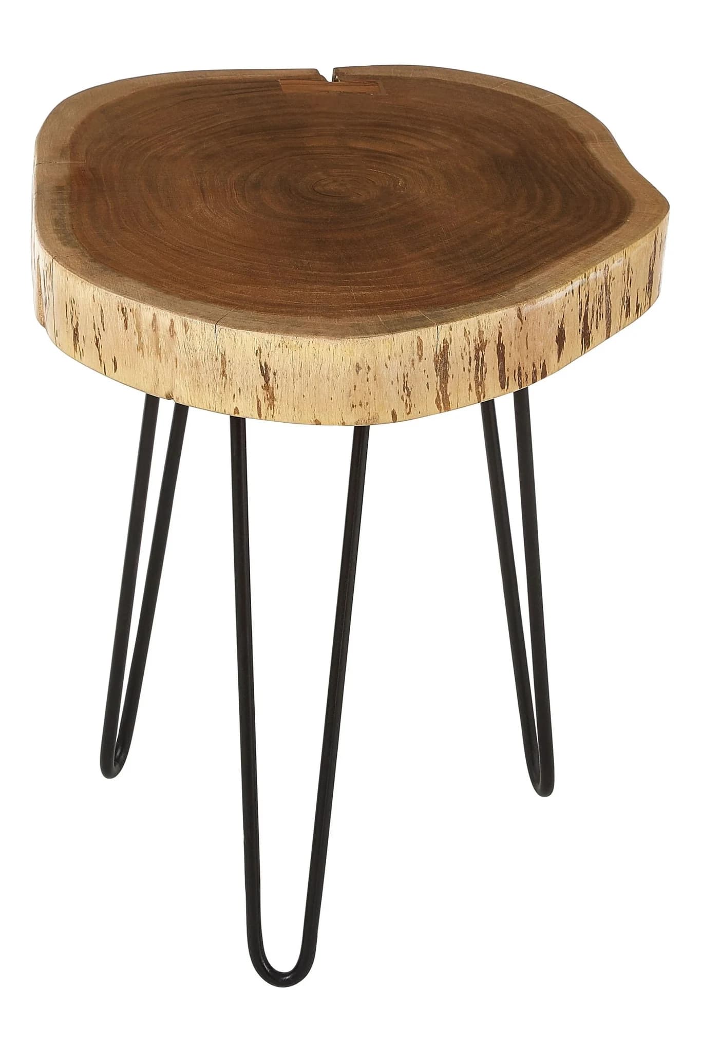 Nandri Acacia Live Edge Log Side Table - Tables, photo 3 of 6