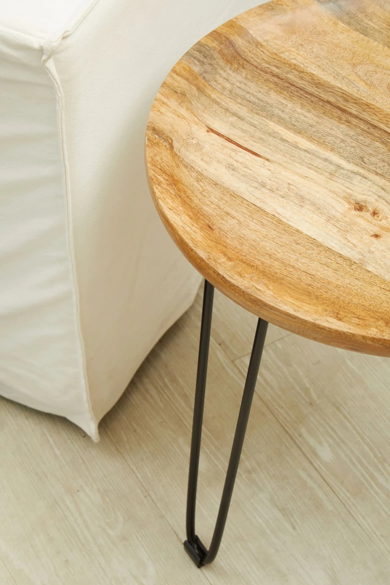 Nandri Acacia Live Edge Log Side Table - Tables, photo 2 of 6
