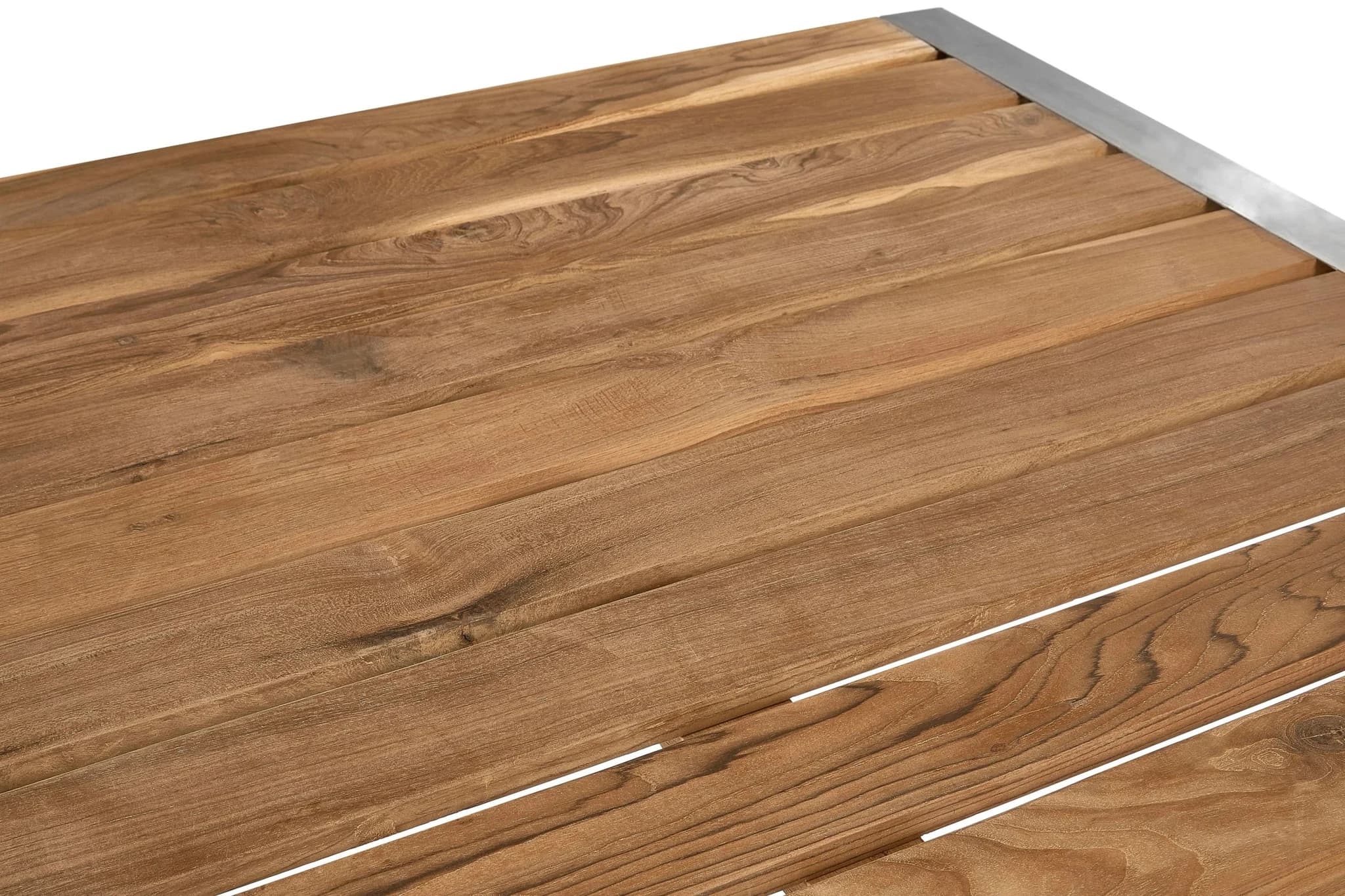 Nandri Slatted Teak Wood Dining Table - Tables, photo 5 of 6