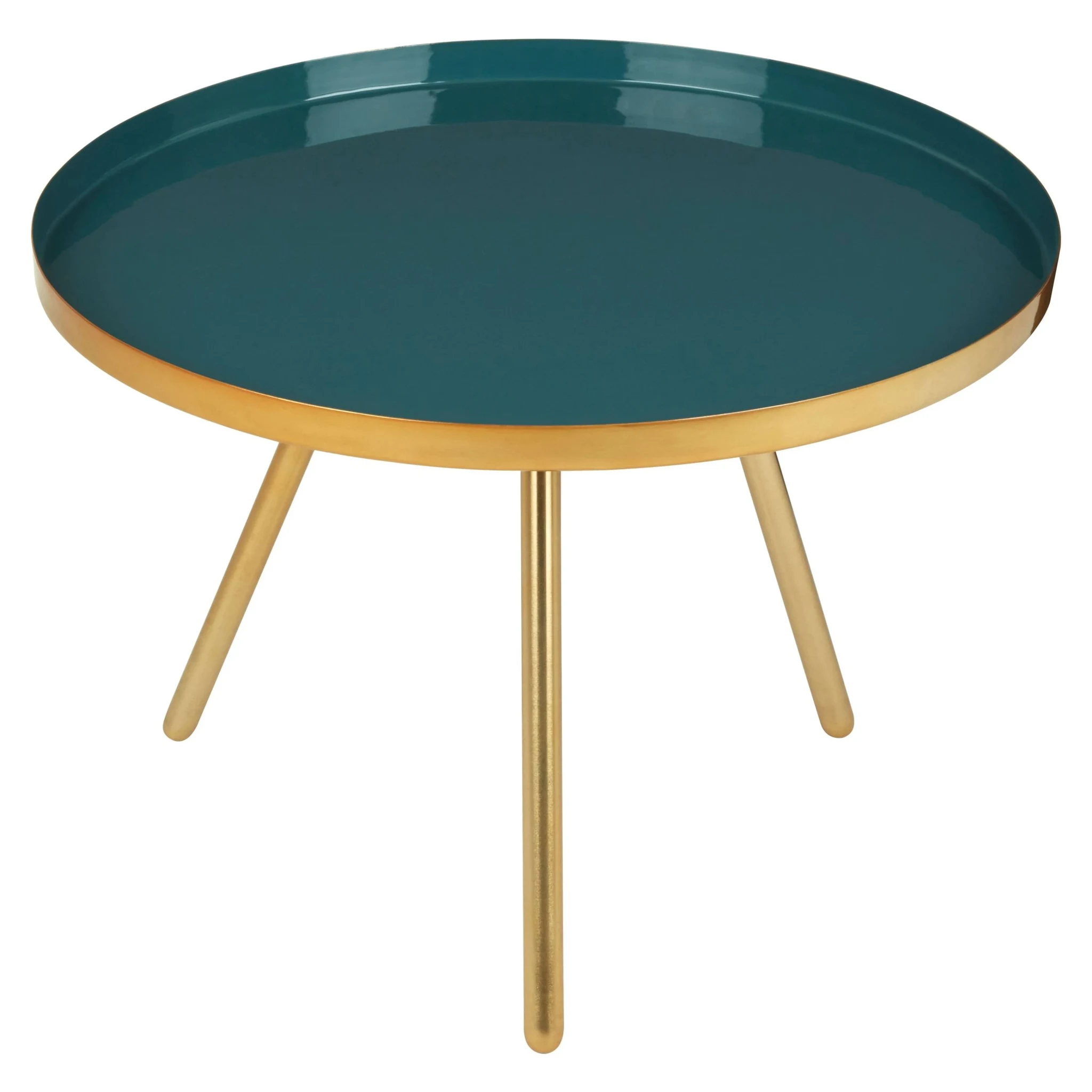 Enox Large Diesel Green and Gold Coffee Table - Tables, photo 2 of 4