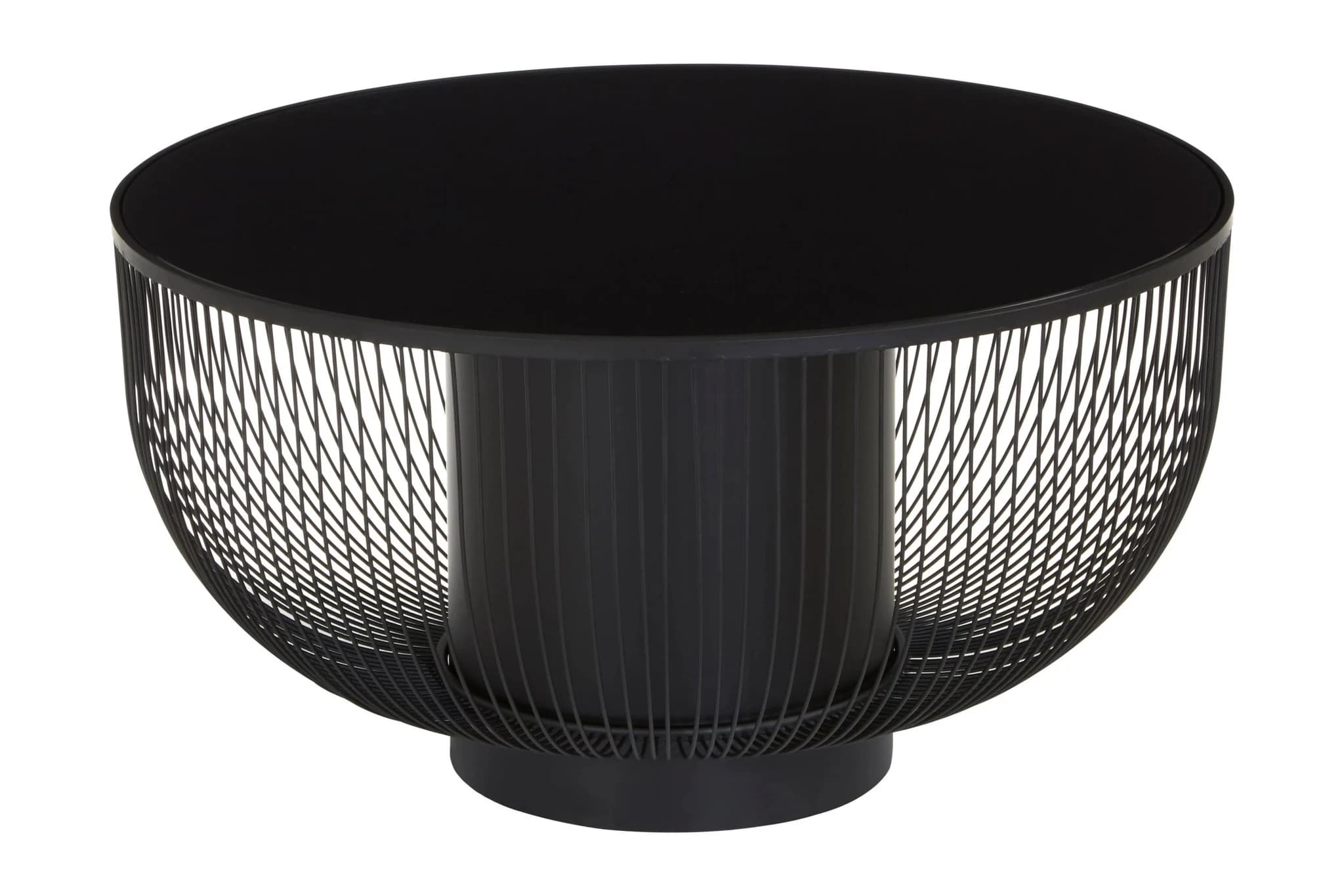 Trento Coffee Table with Black Glass Top - Tables, photo 7 of 8