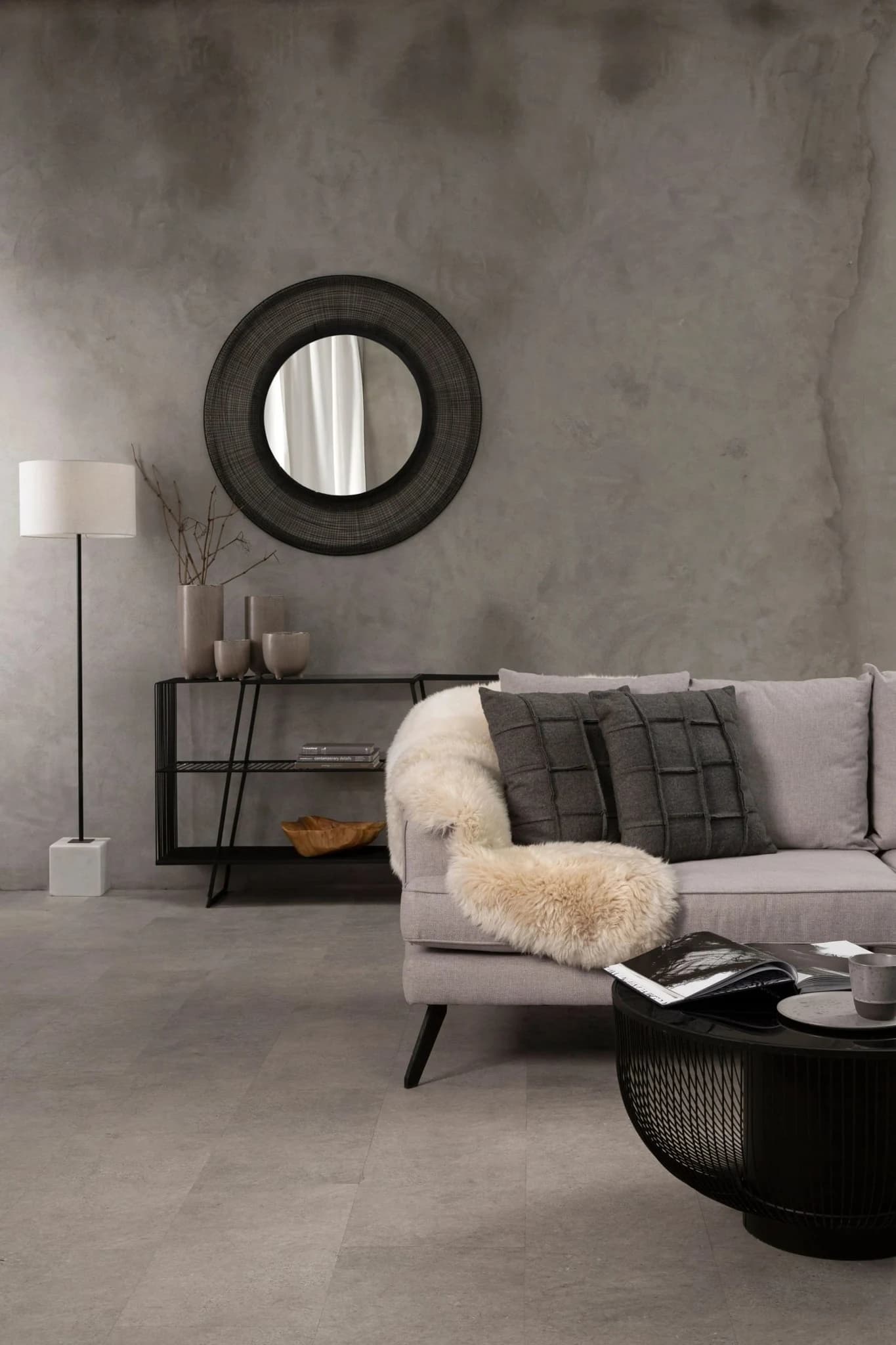 Trento Coffee Table with Black Glass Top - Tables, photo 5 of 8