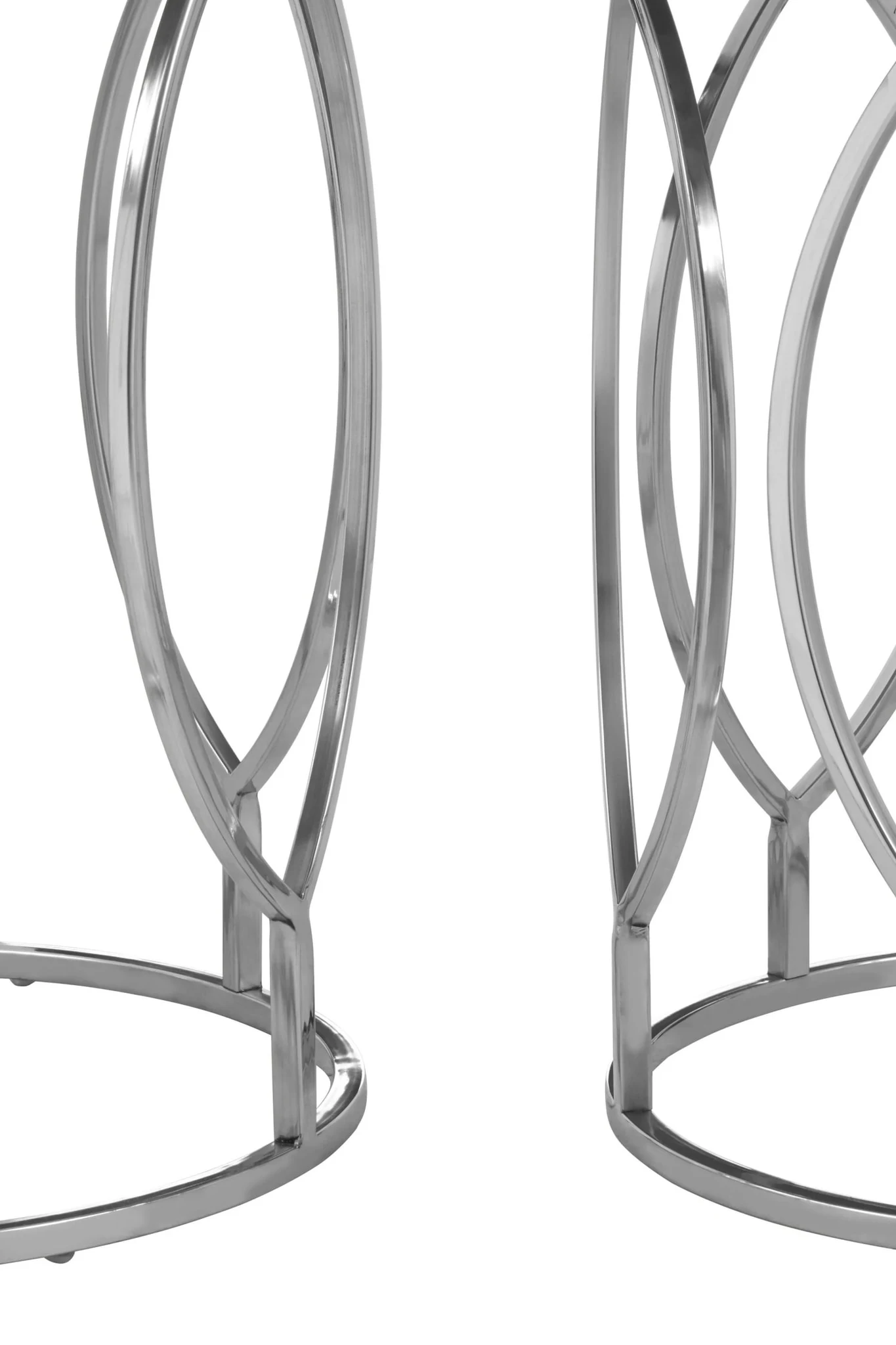 Agra Set Of 2 Mango Wood and Metal Base Side Tables - Tables, photo 5 of 6