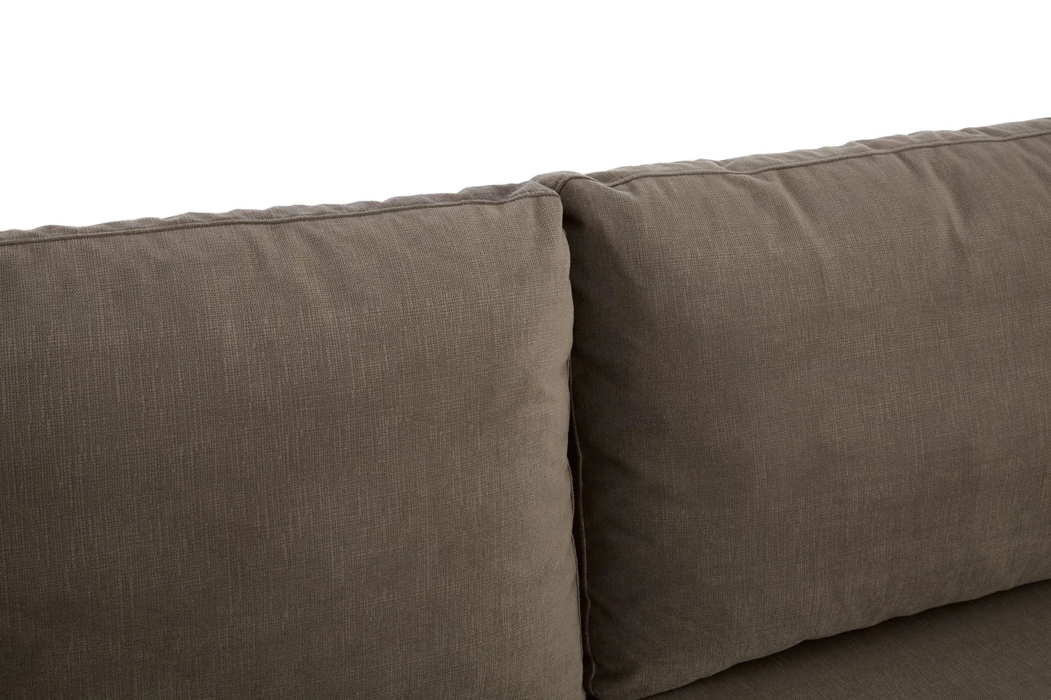 Freda Dark Grey Cotton Velvet 3 Seat Sofa - Seating, photo 8 of 8