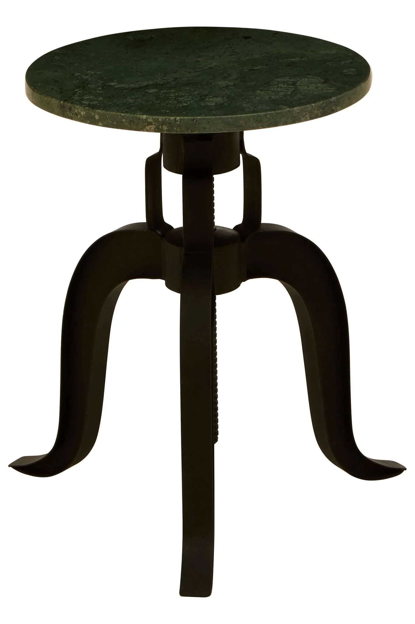 Vasco 3 Leg Bar Stool With Green Marble Top - Seating, photo 3 of 5