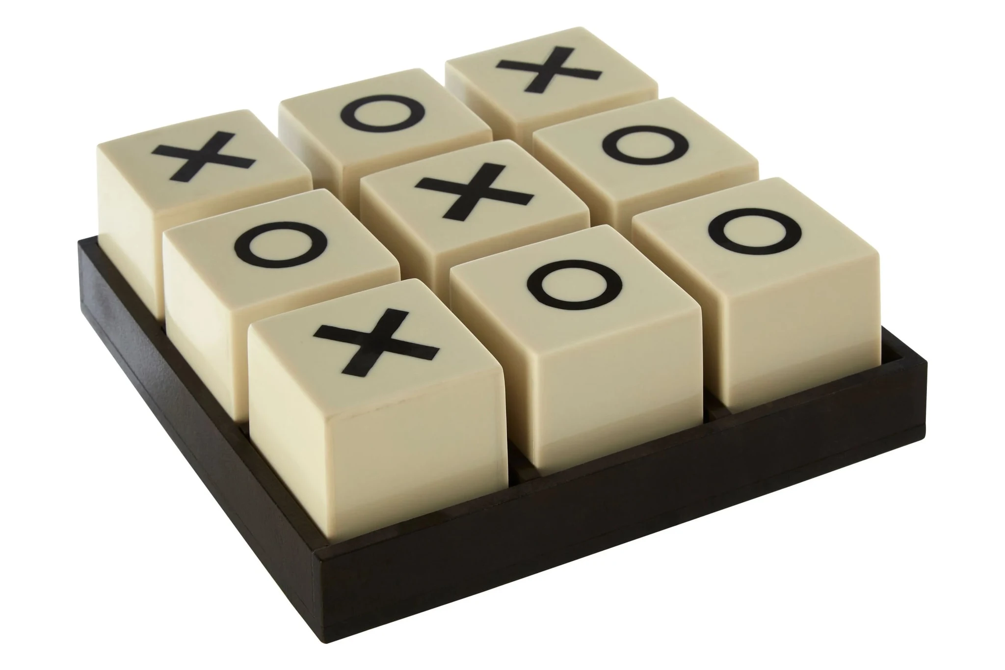 Churchill Games Small White and Black Noughts & Crosses Game - Decorative, photo 2 of 2