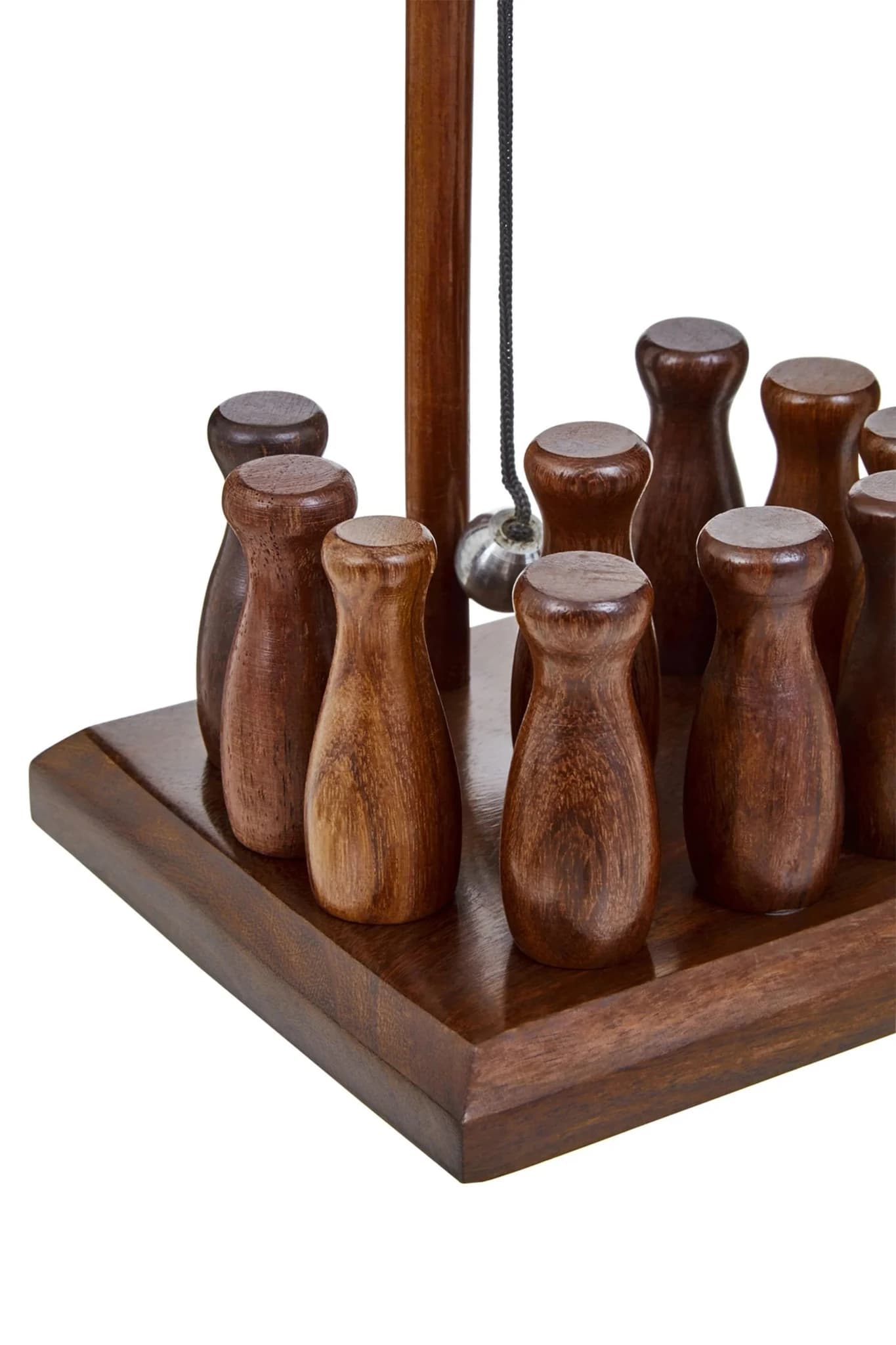 Churchill Games Sheesham Wood Bar Skittle Set - Decorative, photo 5 of 6