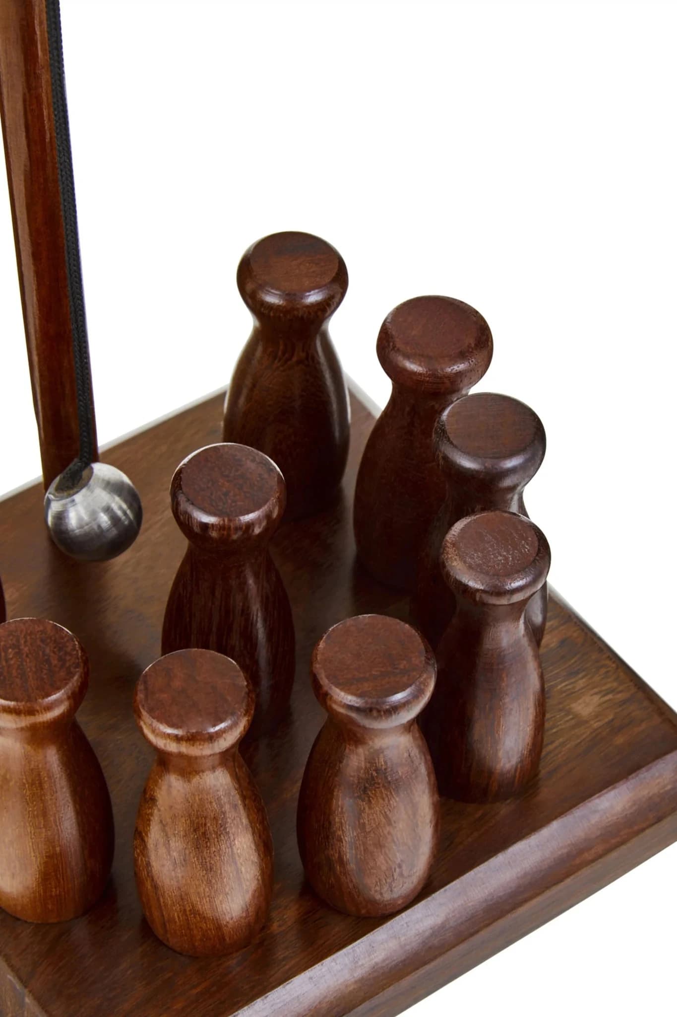 Churchill Games Sheesham Wood Bar Skittle Set - Decorative, photo 4 of 6