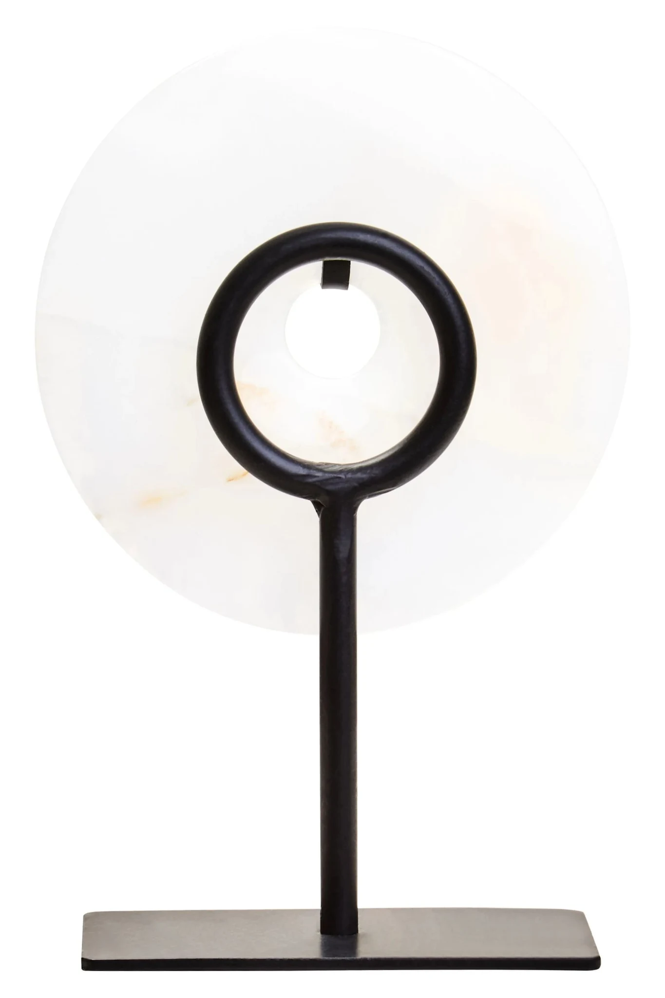 Oleena Extra Small Round Dia 15cm Onyx Disc Sculpture - Decorative, photo 5 of 8