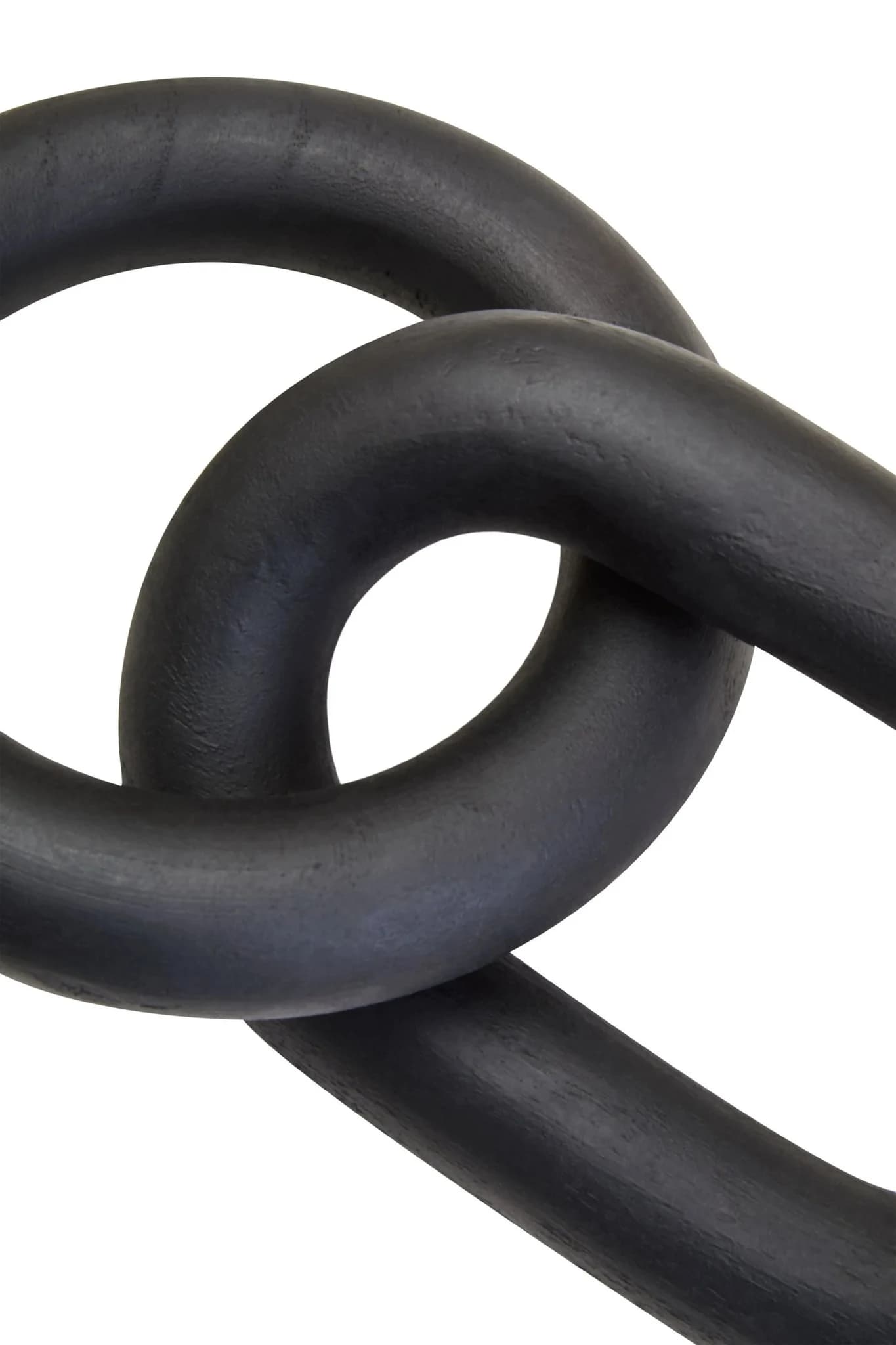 Cato Black Wood 2 Link Chain Decor - Decorative, photo 6 of 7