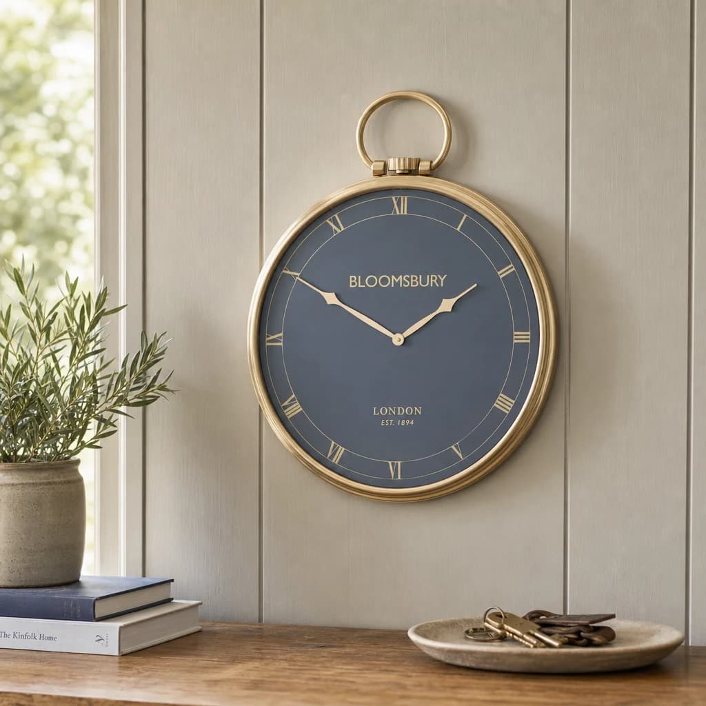 Mateo Pocket Watch Design Small Wall Clock - Decorative, photo 1 of 4