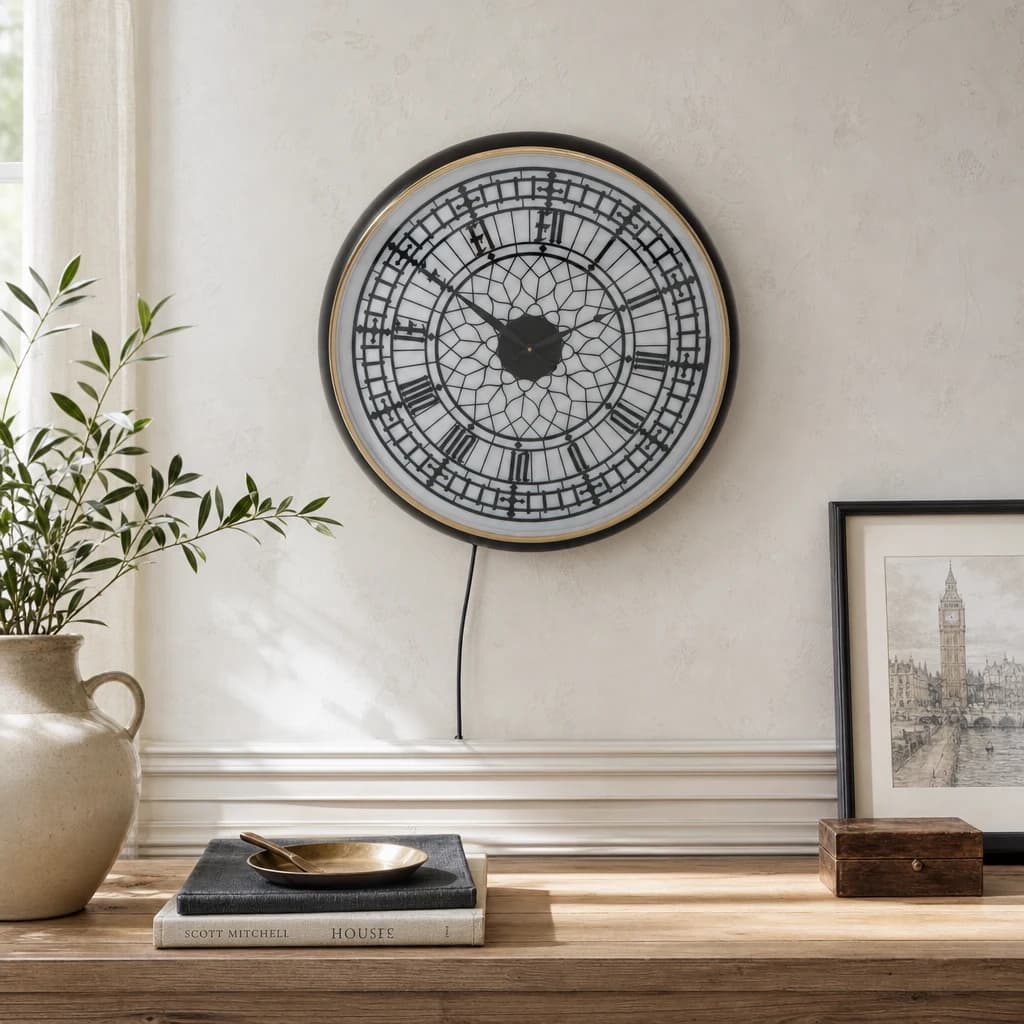Mateo Big Ben Inspired Wall Clock - Decorative, photo 1 of 4