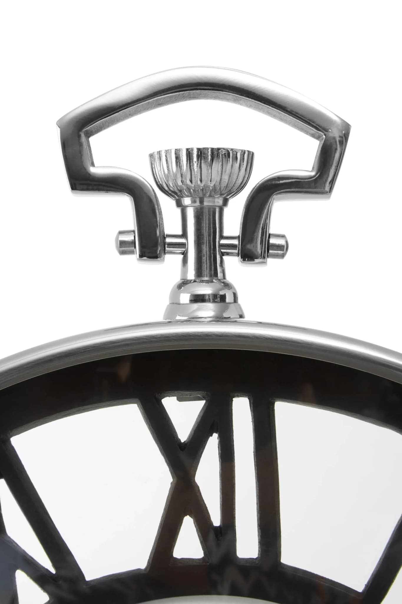 Mateo Nickel Finish Pocket Style Wall Clock - Decorative, photo 5 of 6