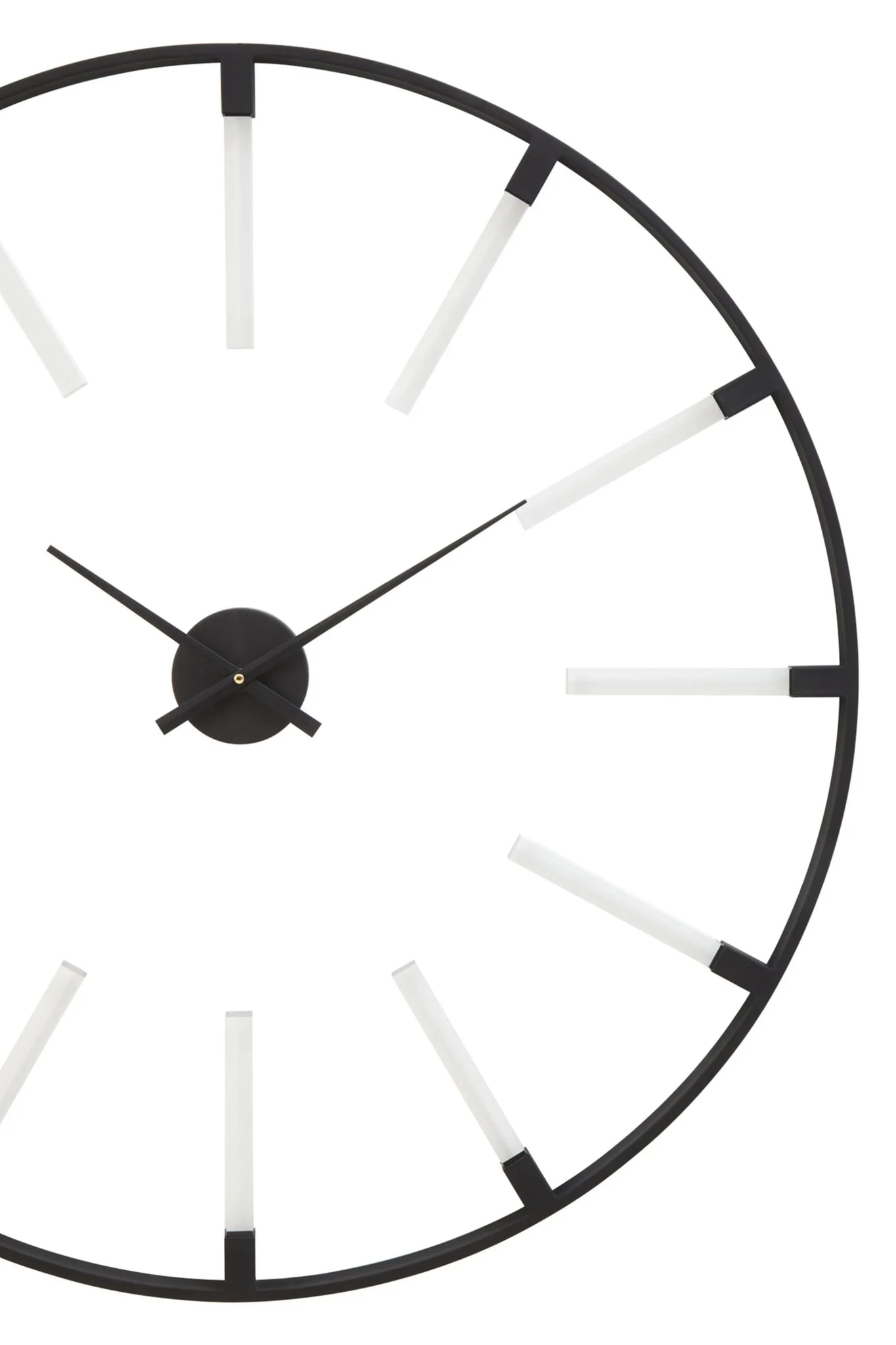 Beauly Black Finish Metal Wall Clock - Decorative, photo 4 of 7