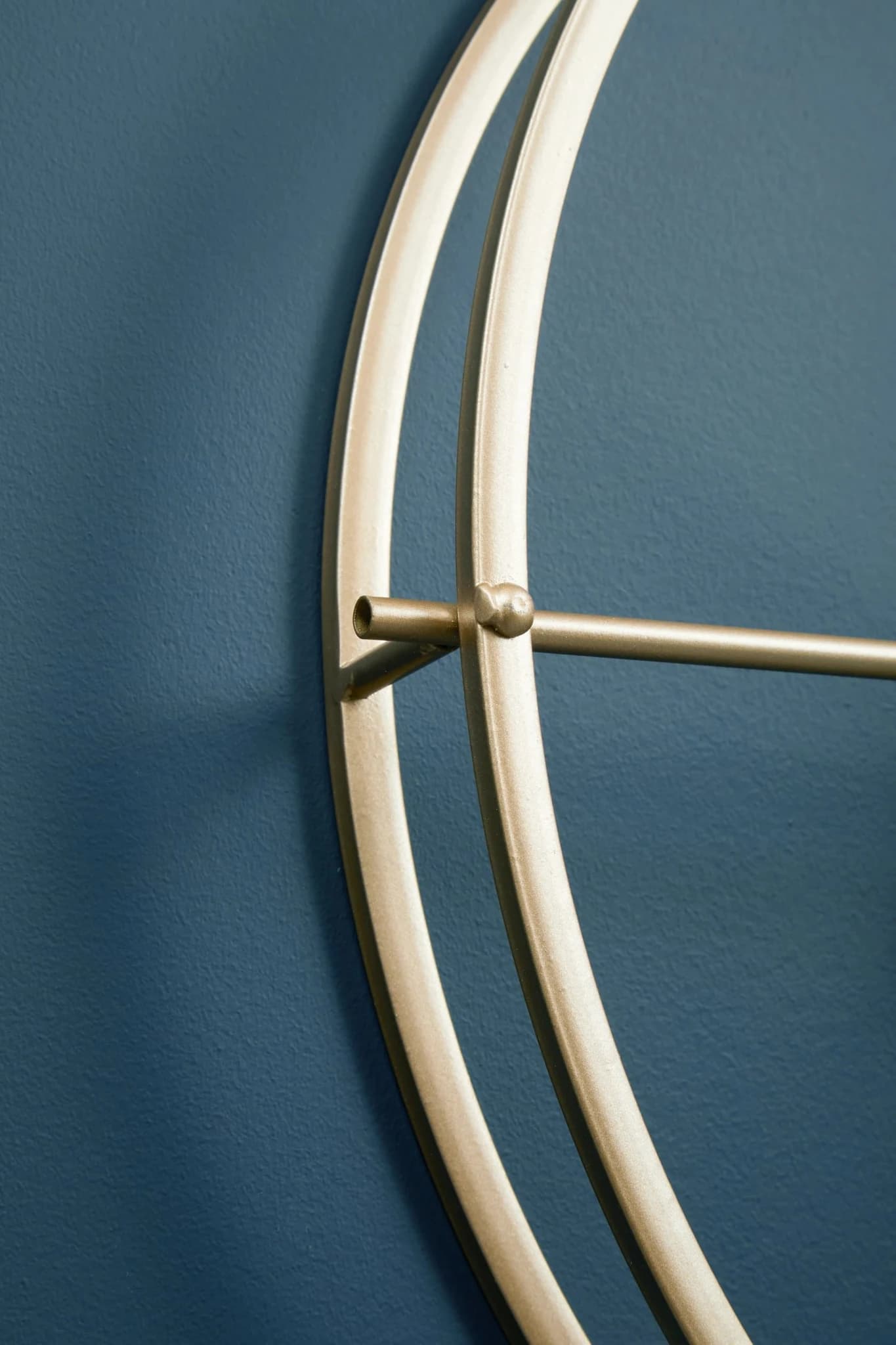 Kent 60cm Dia Large Gold Finish Wall Clock - Decorative, photo 4 of 8