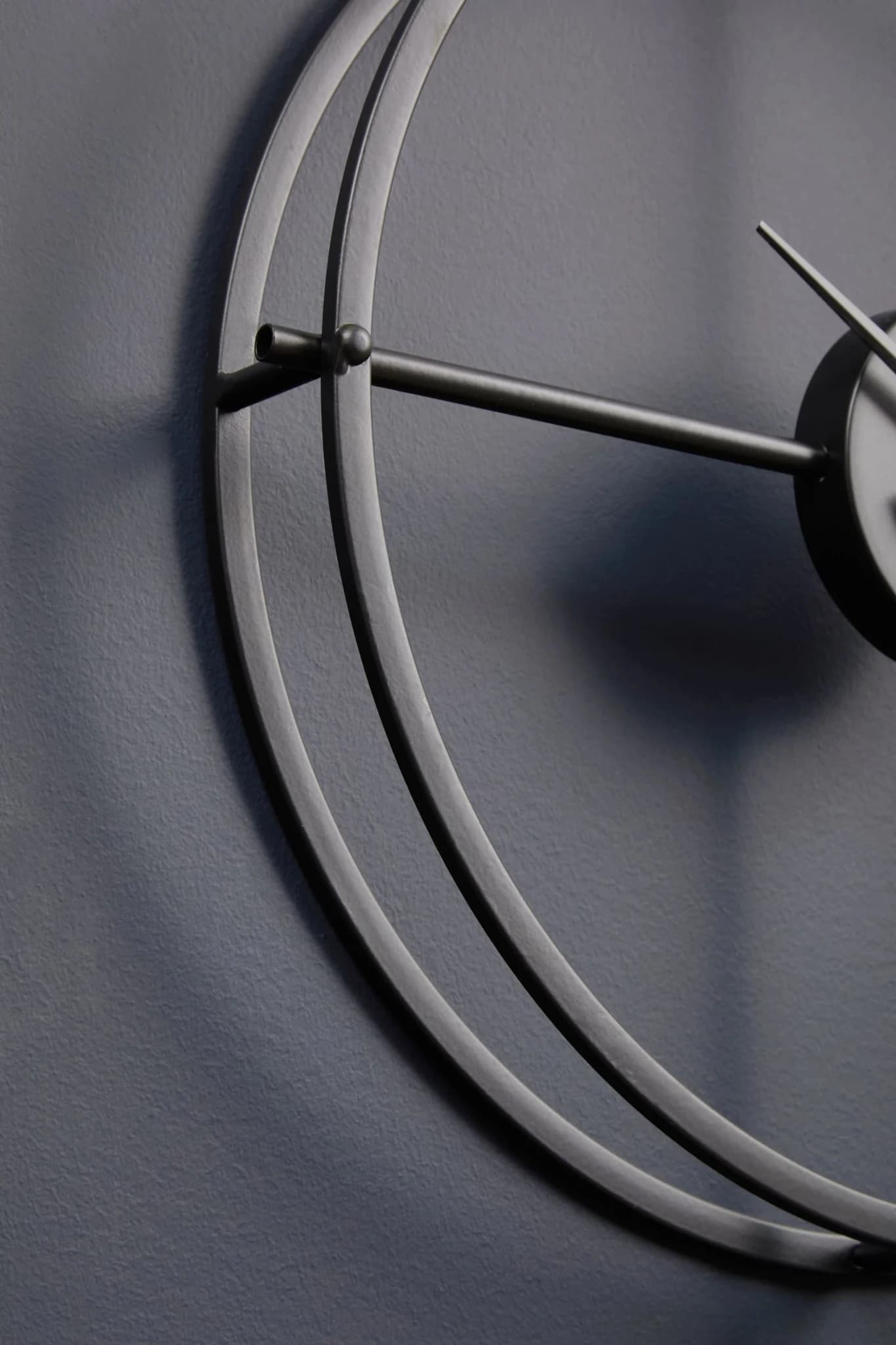 Kent 40cm Dia Small Black Finish Wall Clock - Decorative, photo 3 of 8