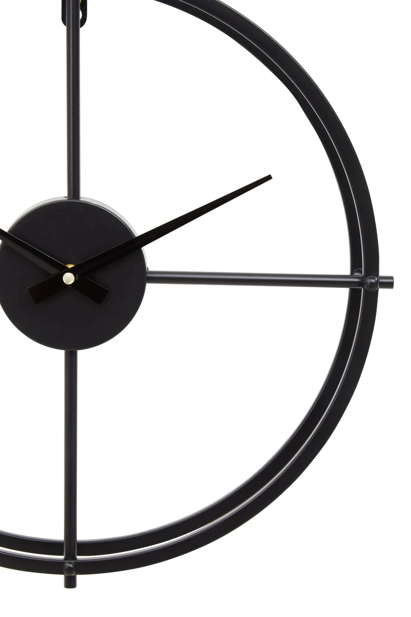 Kent 40cm Dia Small Black Finish Wall Clock - Decorative, photo 7 of 8