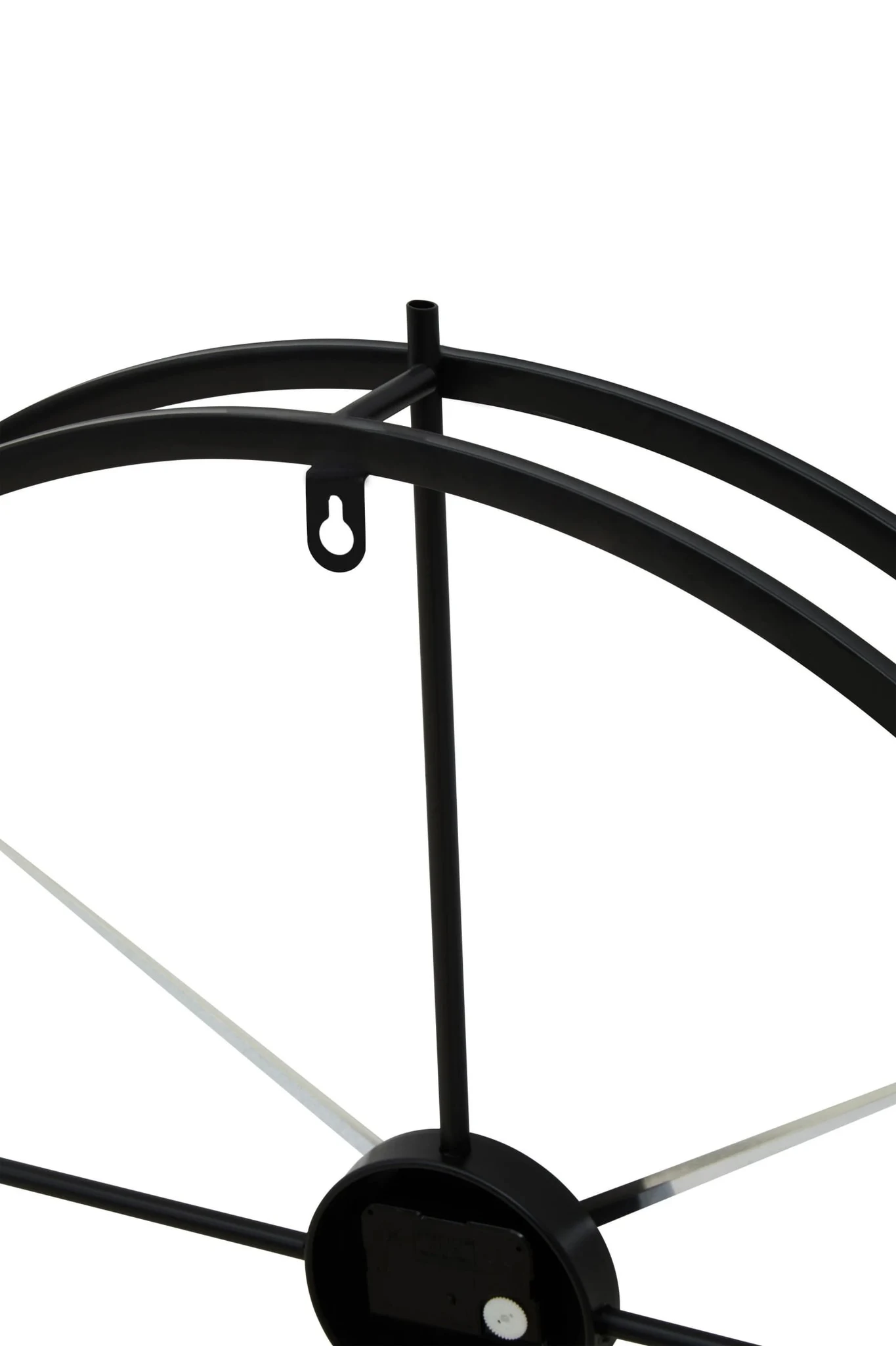 Kent 60cm Dia Large Black Finish Wall Clock - Decorative, photo 7 of 8
