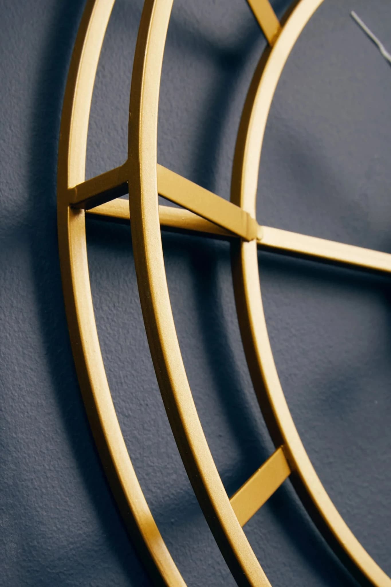 Kent 40cm Dia Small Gold Finish Metal Wall Clock - Decorative, photo 3 of 8