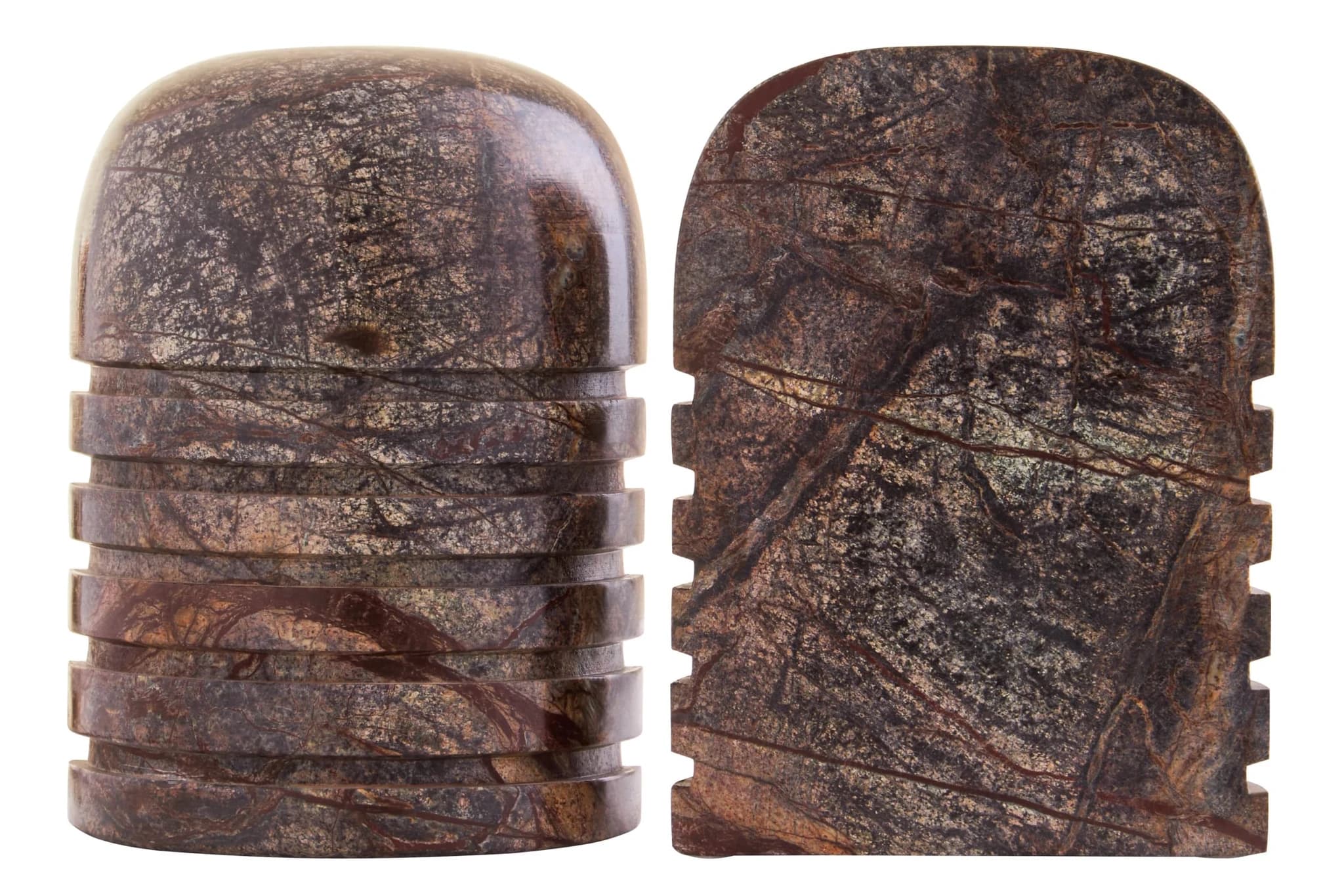 Fazio Forest Green Marble Set of Two Bookends - Decorative, photo 6 of 8