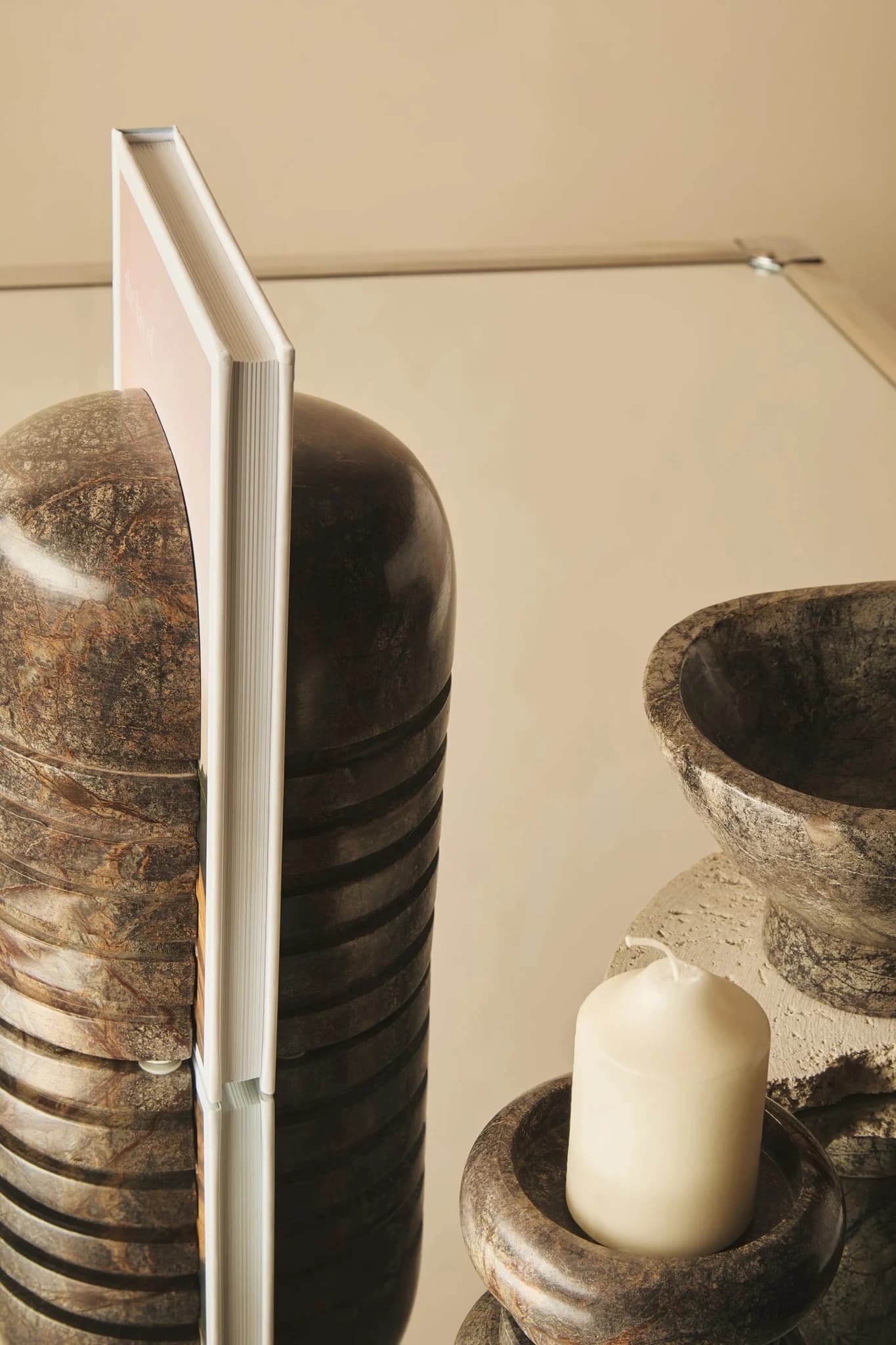 Fazio Forest Green Marble Set of Two Bookends - Decorative, photo 2 of 8