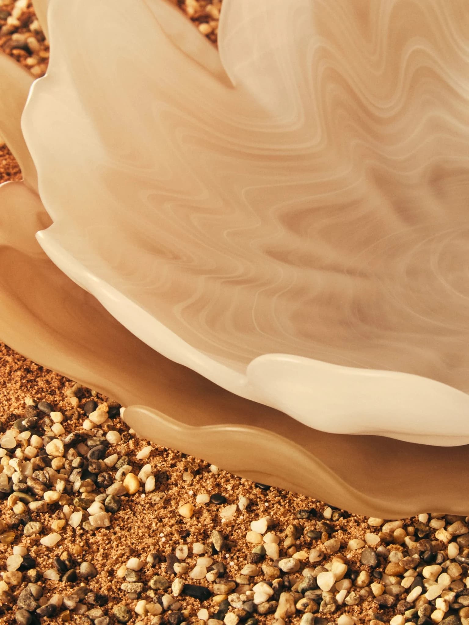 Galene Fluted White Glass Plate - Decorative, photo 4 of 8