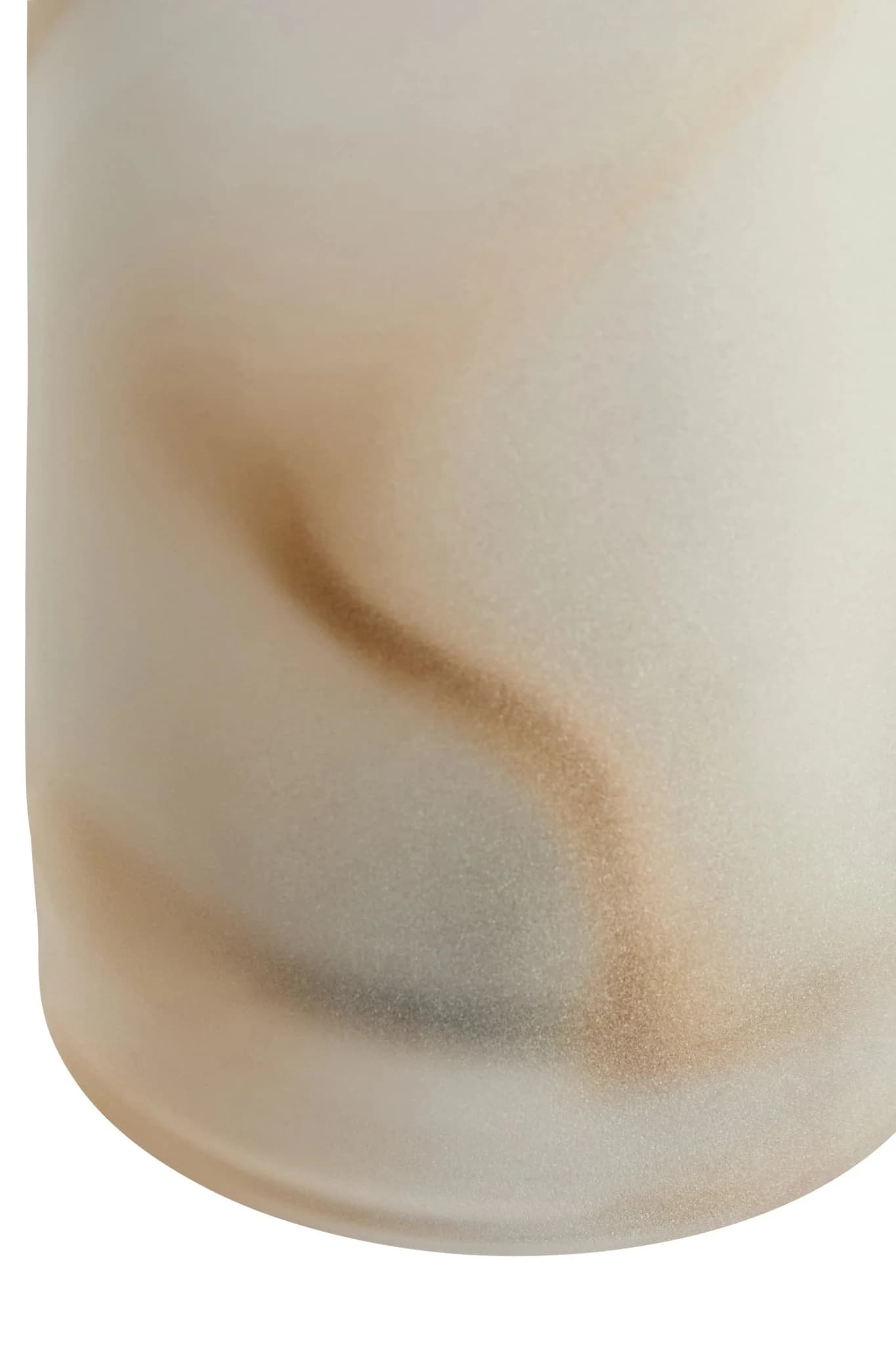 Galene Natural Fluted Glass Vase - Vases, photo 3 of 6