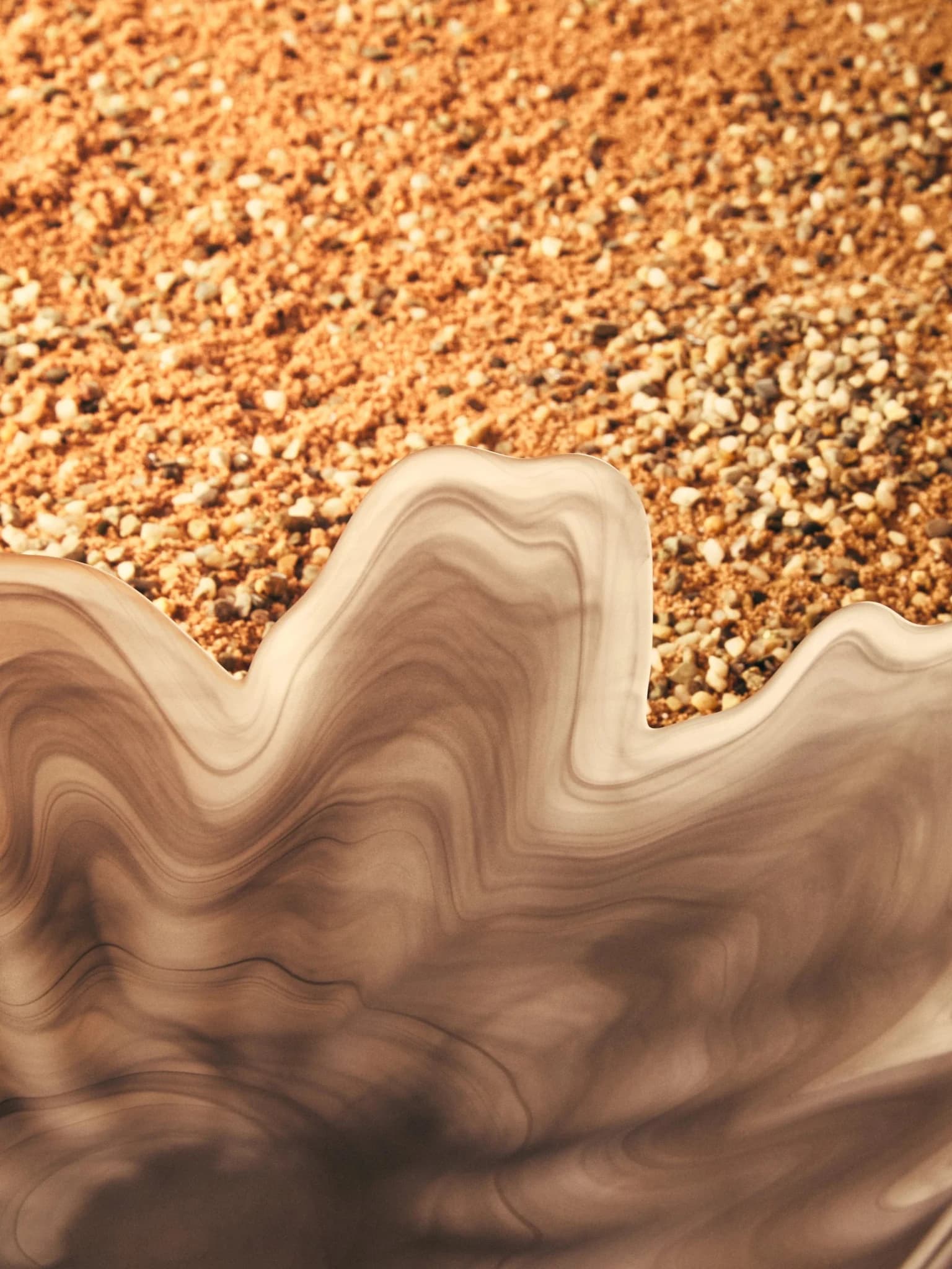 Galene Grey Fluted Glass Plate - Decorative, photo 5 of 8
