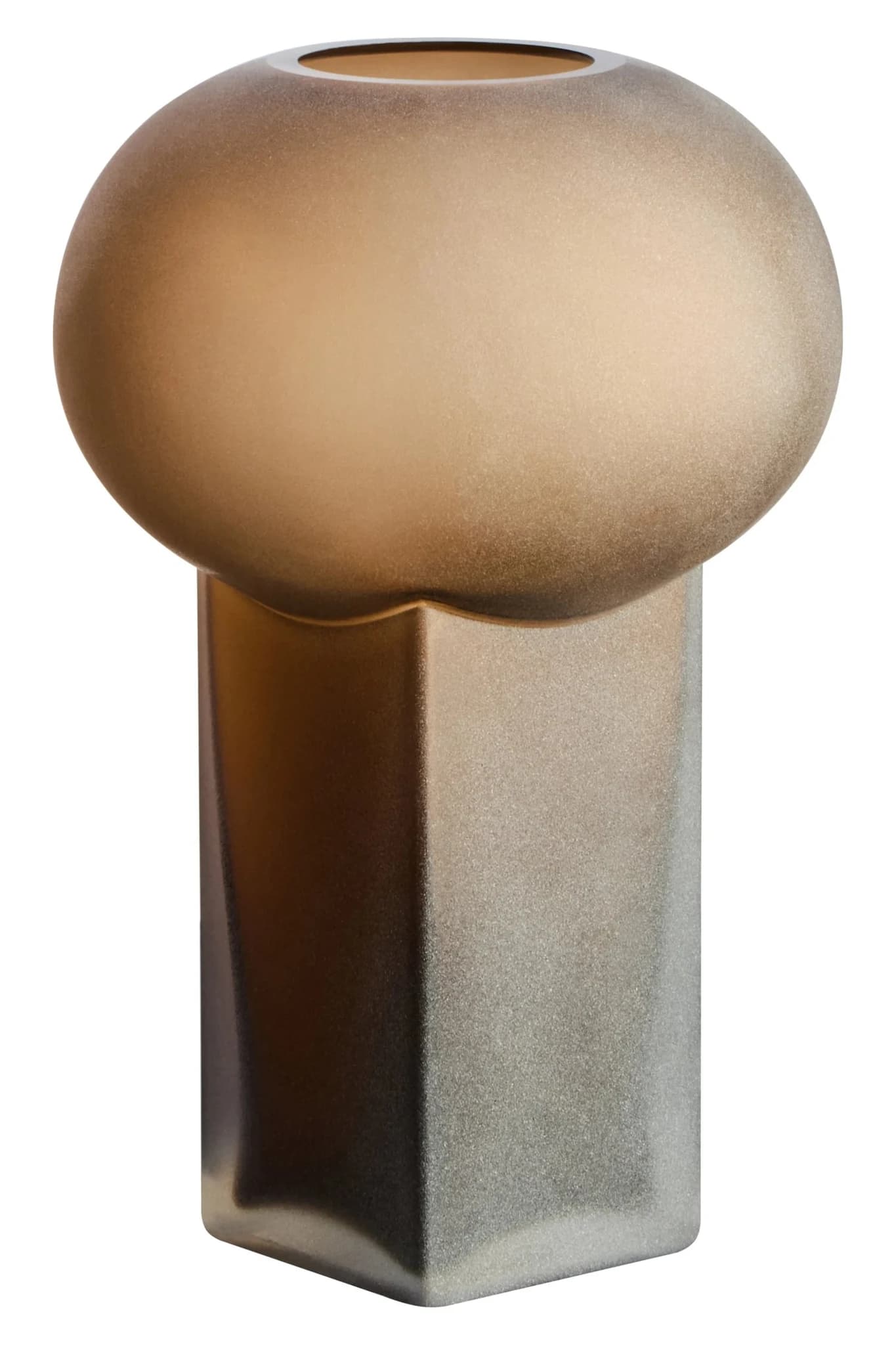 Gabi Brown Opaque Glass Large Vase - Vases, photo 7 of 8