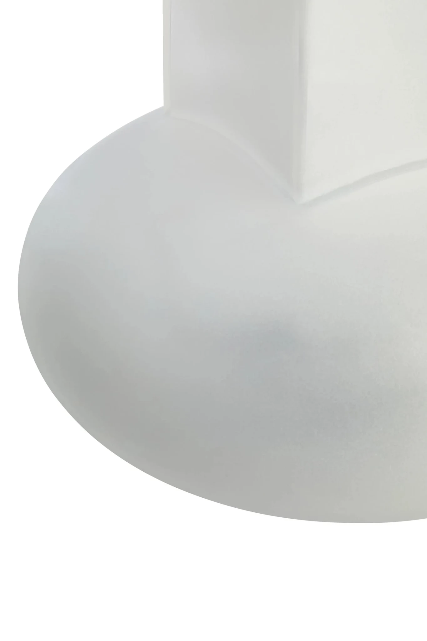 Gabi White Opaque Glass Small Vase - Vases, photo 5 of 7